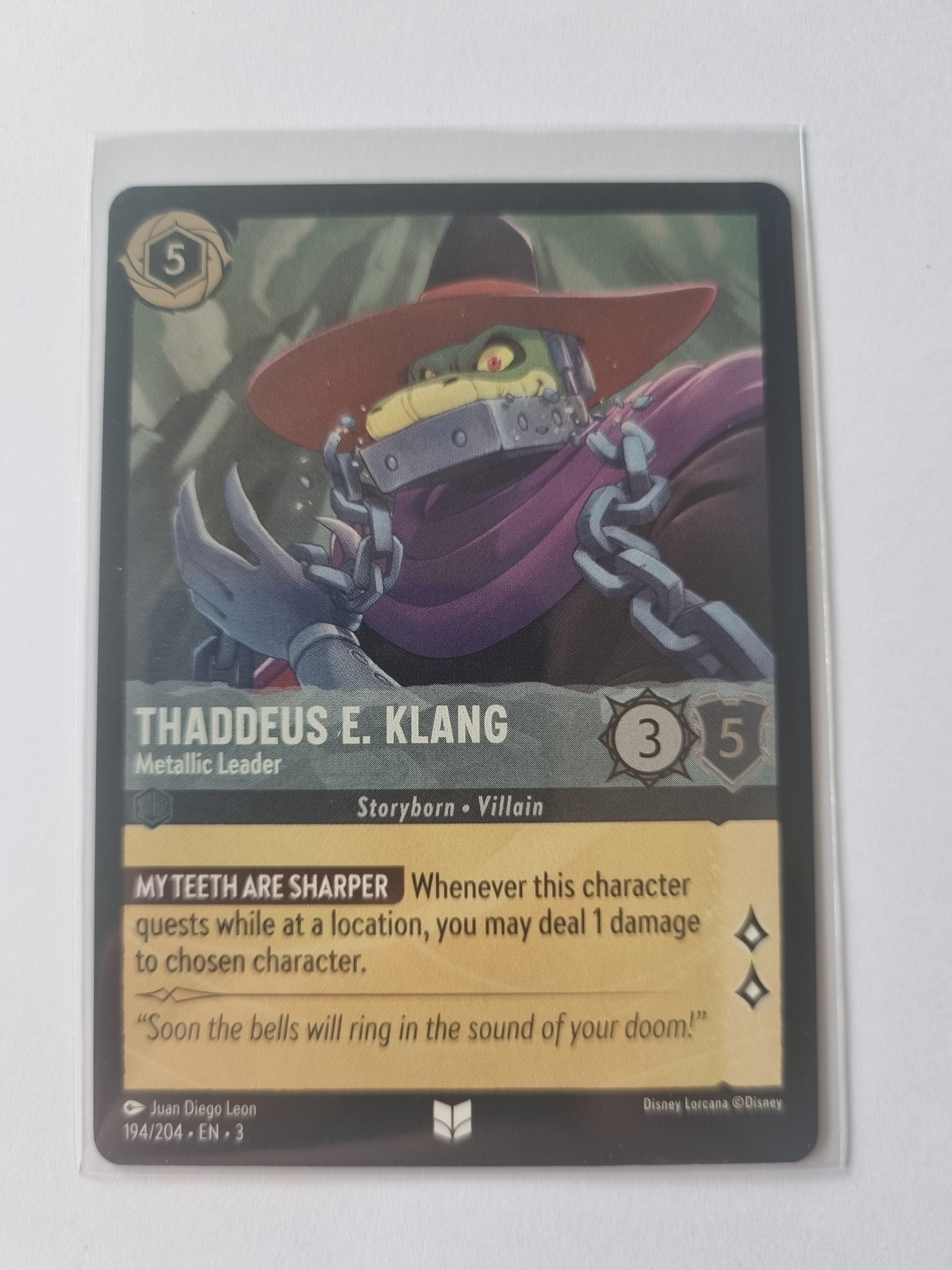 Into the Inklands Coldfoil Thaddeus E. Klang – Metal Head 194/204 Uncommon