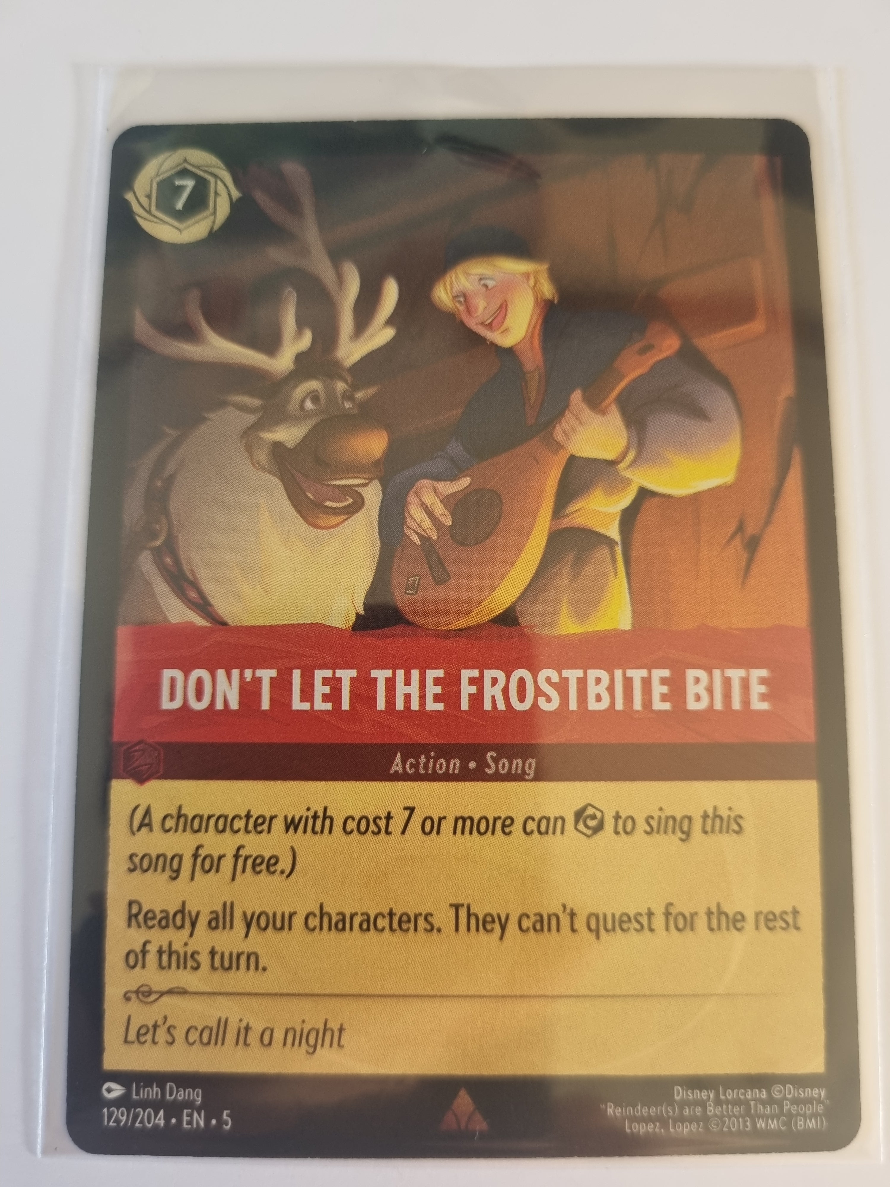 Shimmering Skies - Coldfoil - Don't Let The Frostbite Bite - 129/204 - Rare