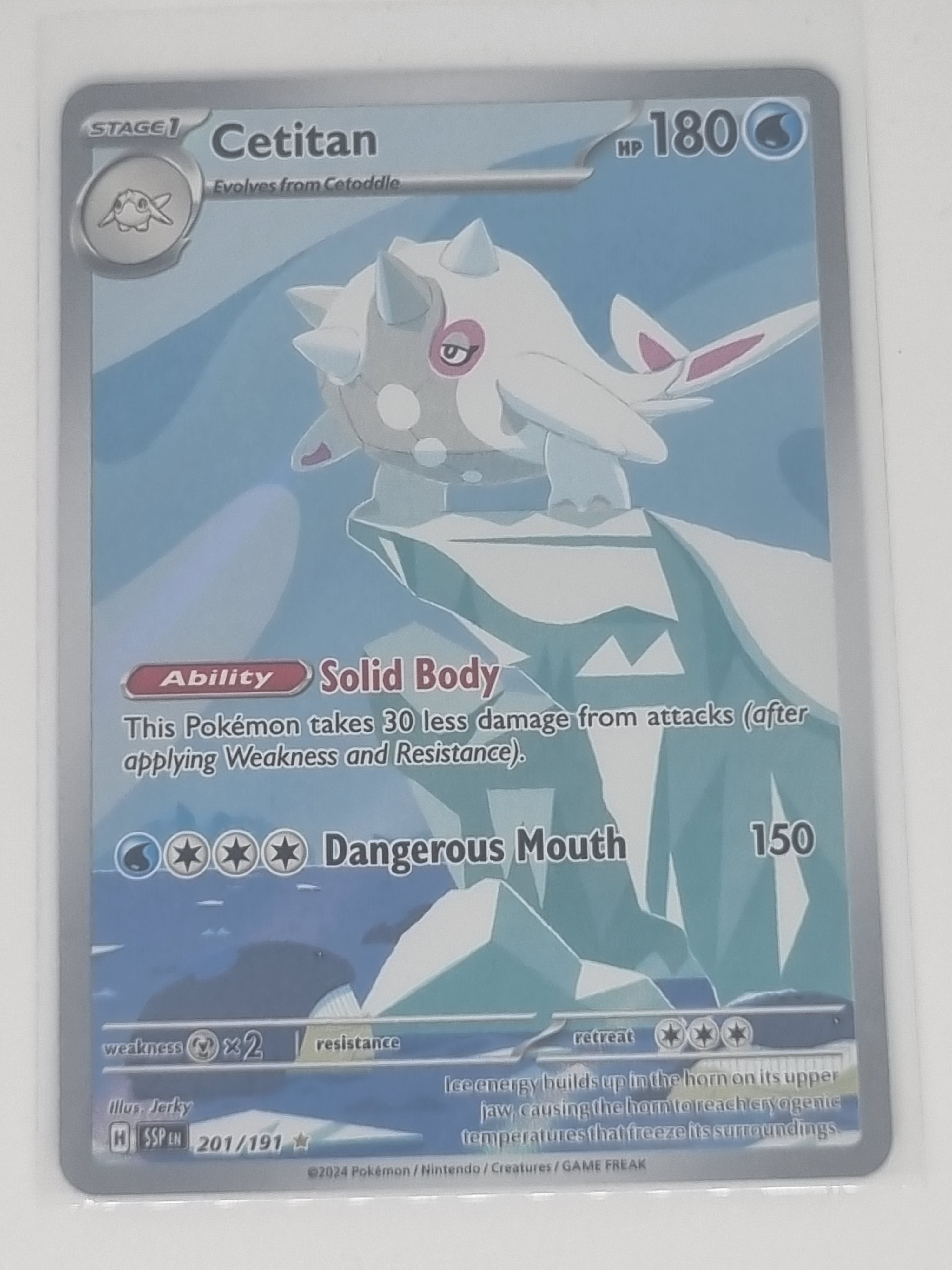 Pokemon TCG - Surging Sparks - #201/191 - Cetitan - Illustraion Rare