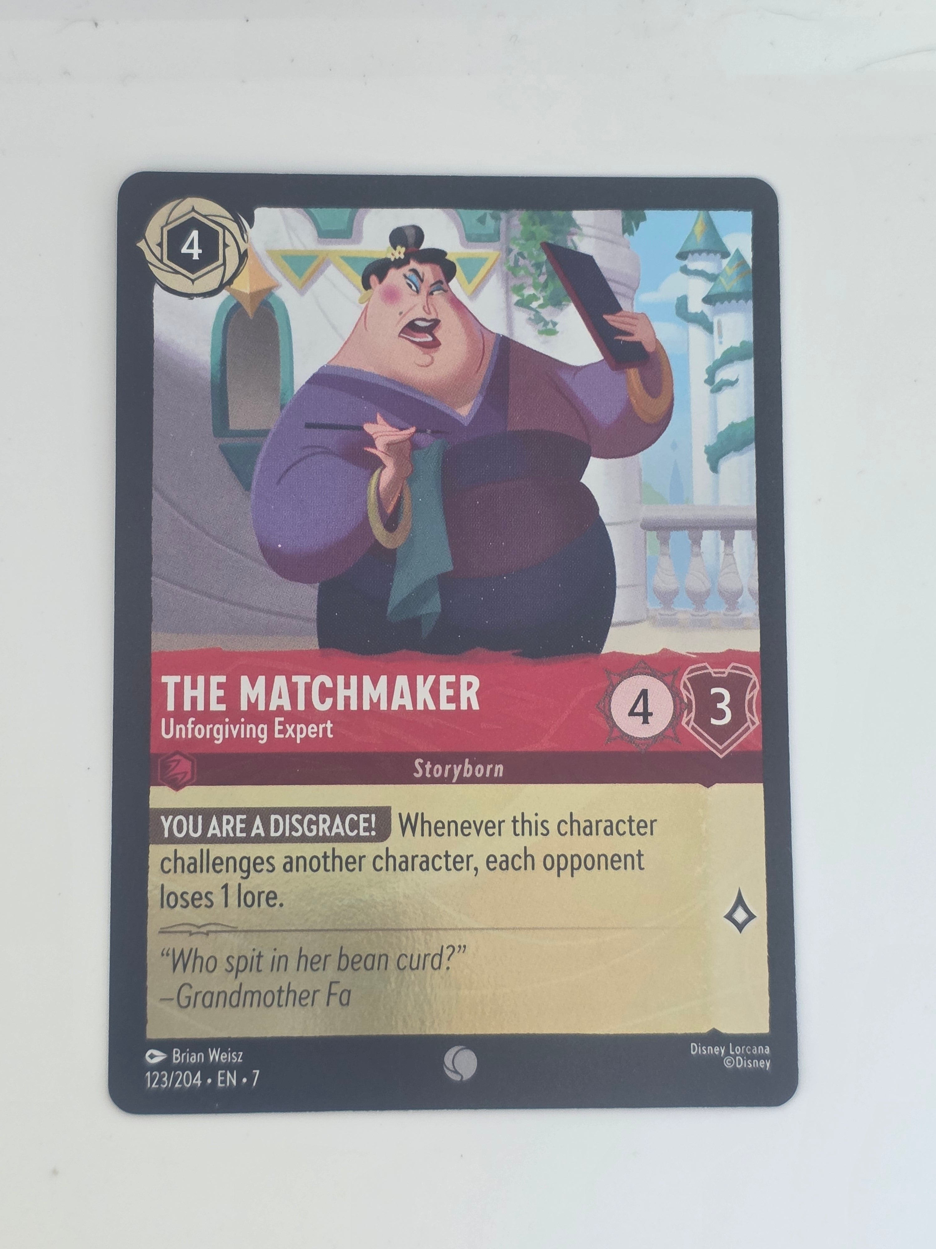 Archazia's Island | COLDFOIL #123/204 The Matchmaker Unforgiving Expert | Common