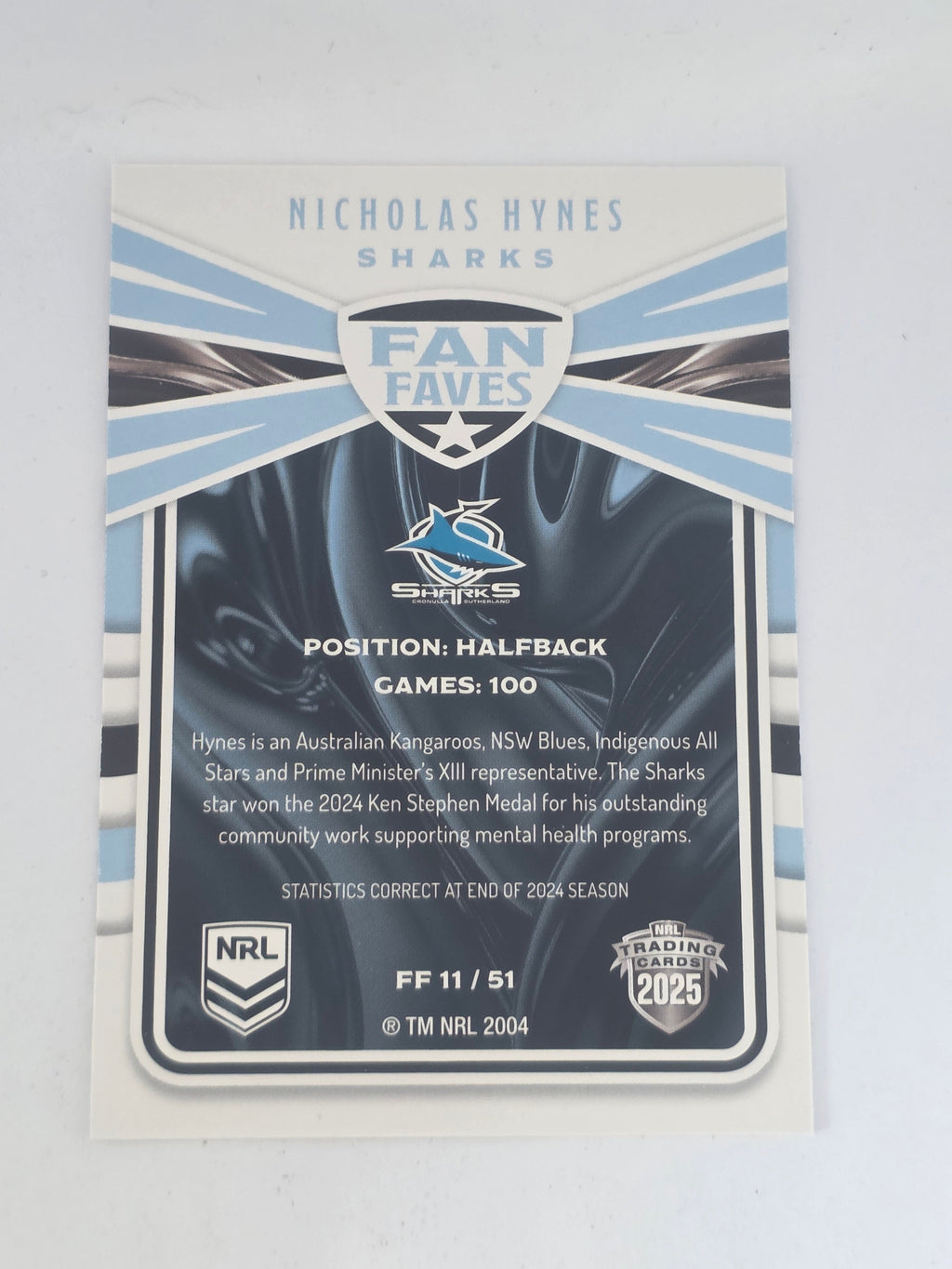 NRL 2025 Traders | Fan Favourites | #FF11 | Nicholas Hynes | Sharks