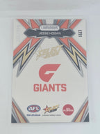 AFL Footy Stars 2025 Luminous Thunderbolt Gold #LT91 J. Hogan GWS #355/399