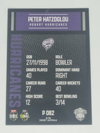 2024-25 LUXE Cricket Traders - Parallel - #P082 - Peter Hatzoglou - Hurricanes
