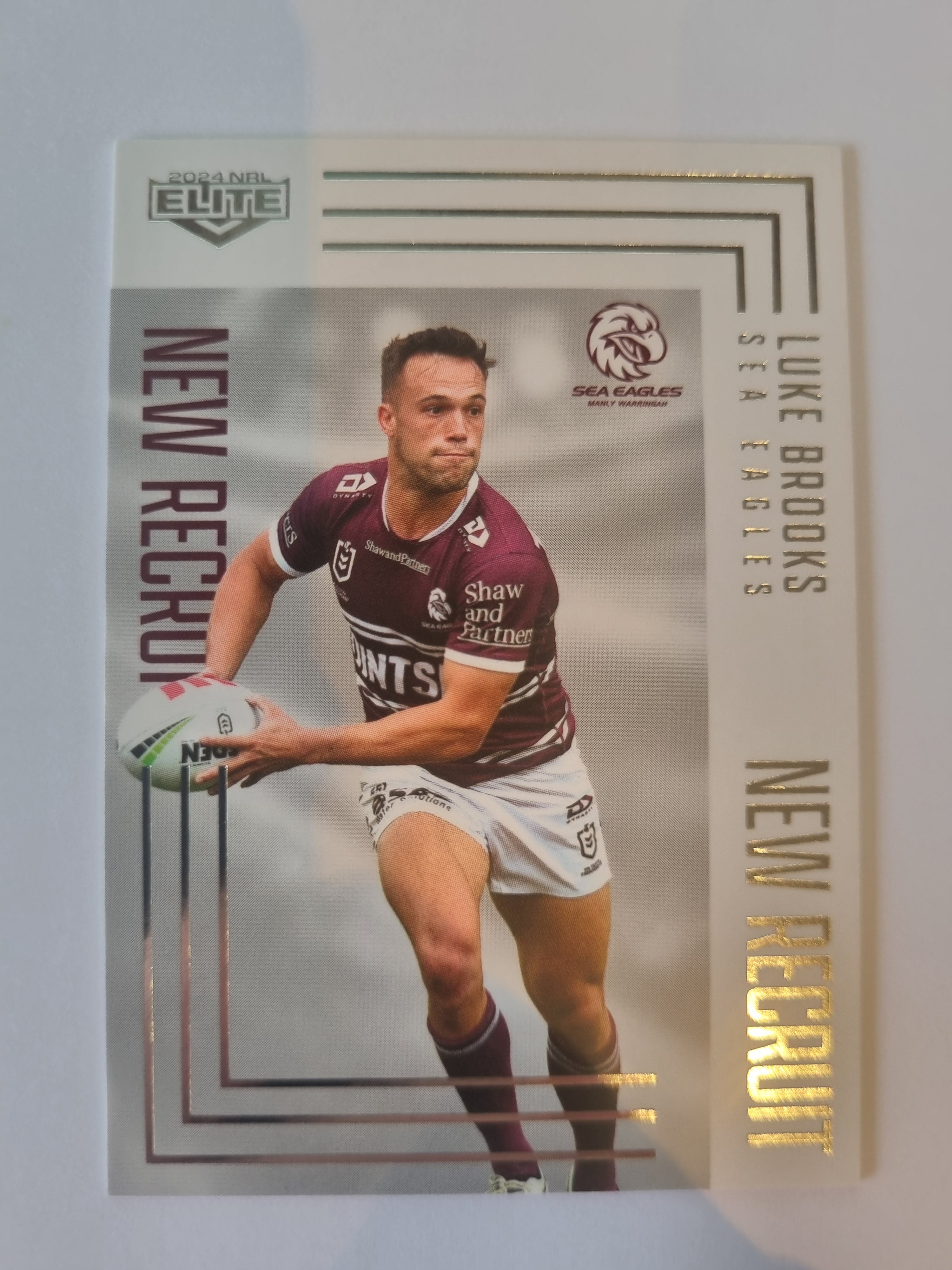 2024 Elite NRL - New Recruit - #NR13 - Luke Brooks - Sea Eagles