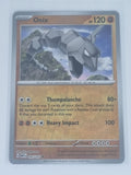 Pokemon TCG - Pokemon 151 - #095/165 - Reverse Holo - Onix - Uncommon