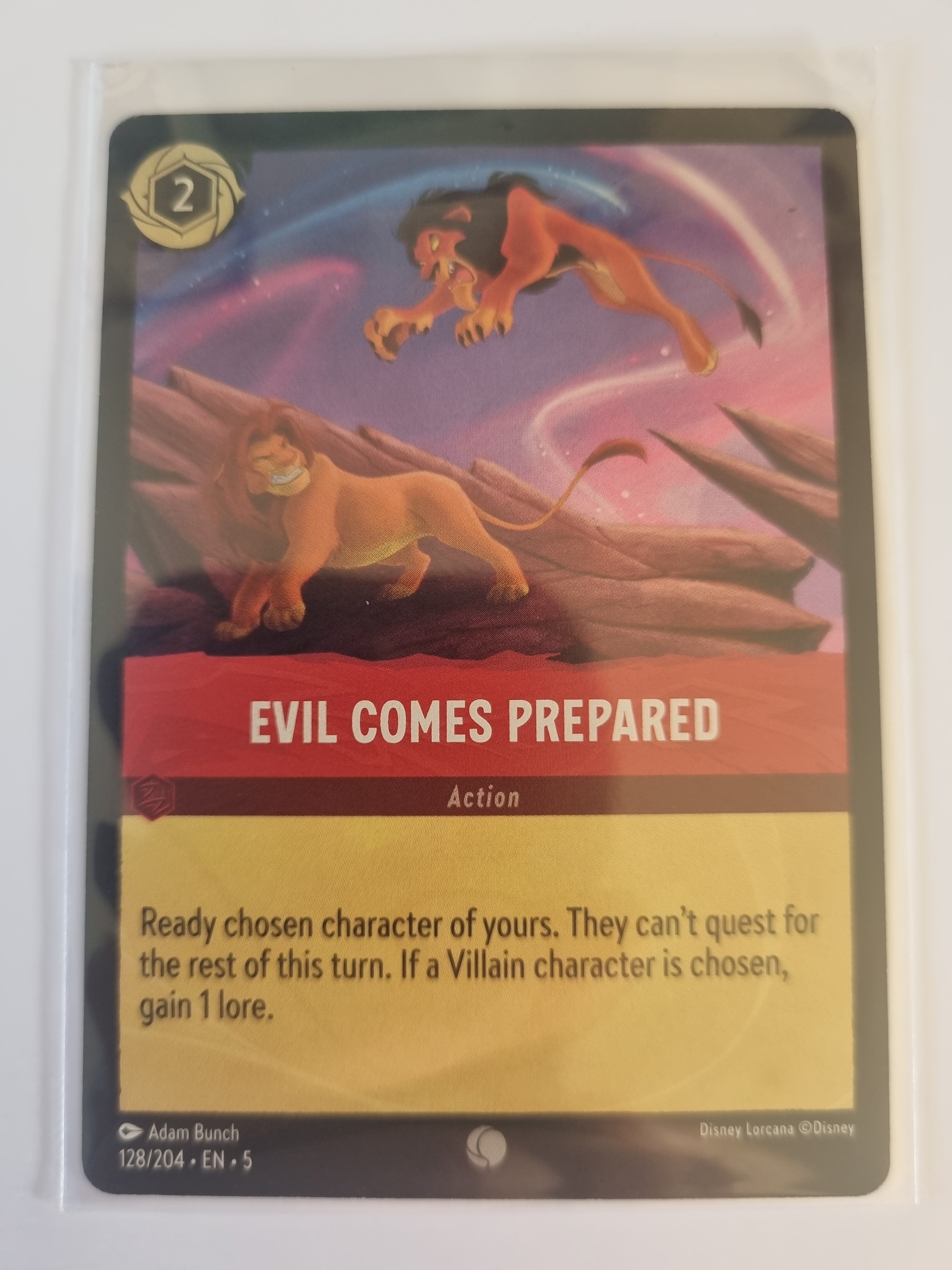 Shimmering Skies - Coldfoil - Evil Comes Prepared - 128/204 - Common