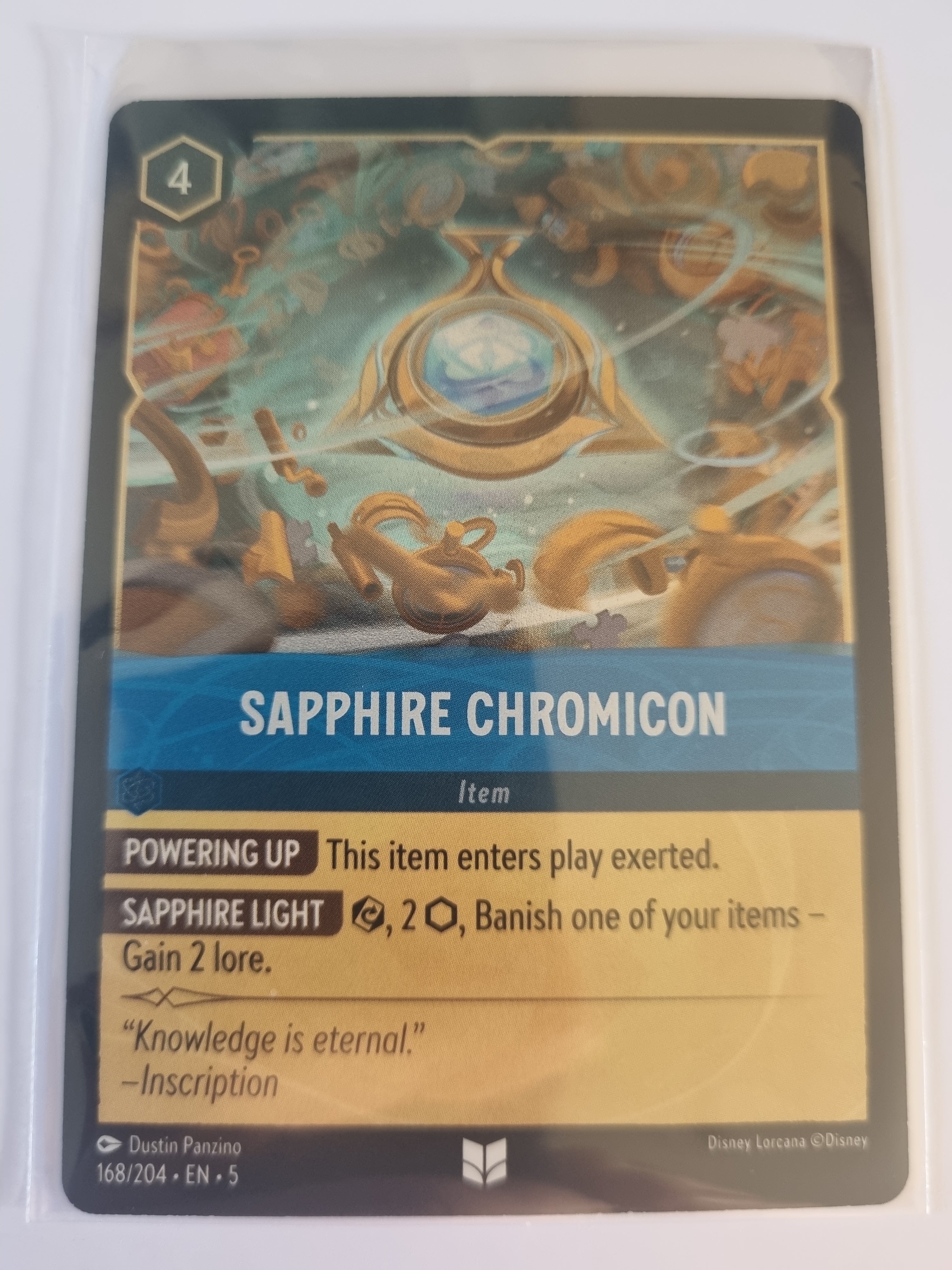 Shimmering Skies - Coldfoil - Sapphire Chromicon - 168/204 - Uncommon