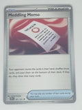 Pokemon TCG - Surging Sparks - #181/191 - Meddling Memo - Uncommon