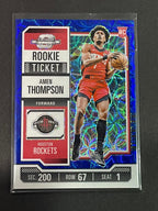 23-24 NBA Contenders Optic Rookie Ticket #8 Amen Thompson #04/45 (International Blue)