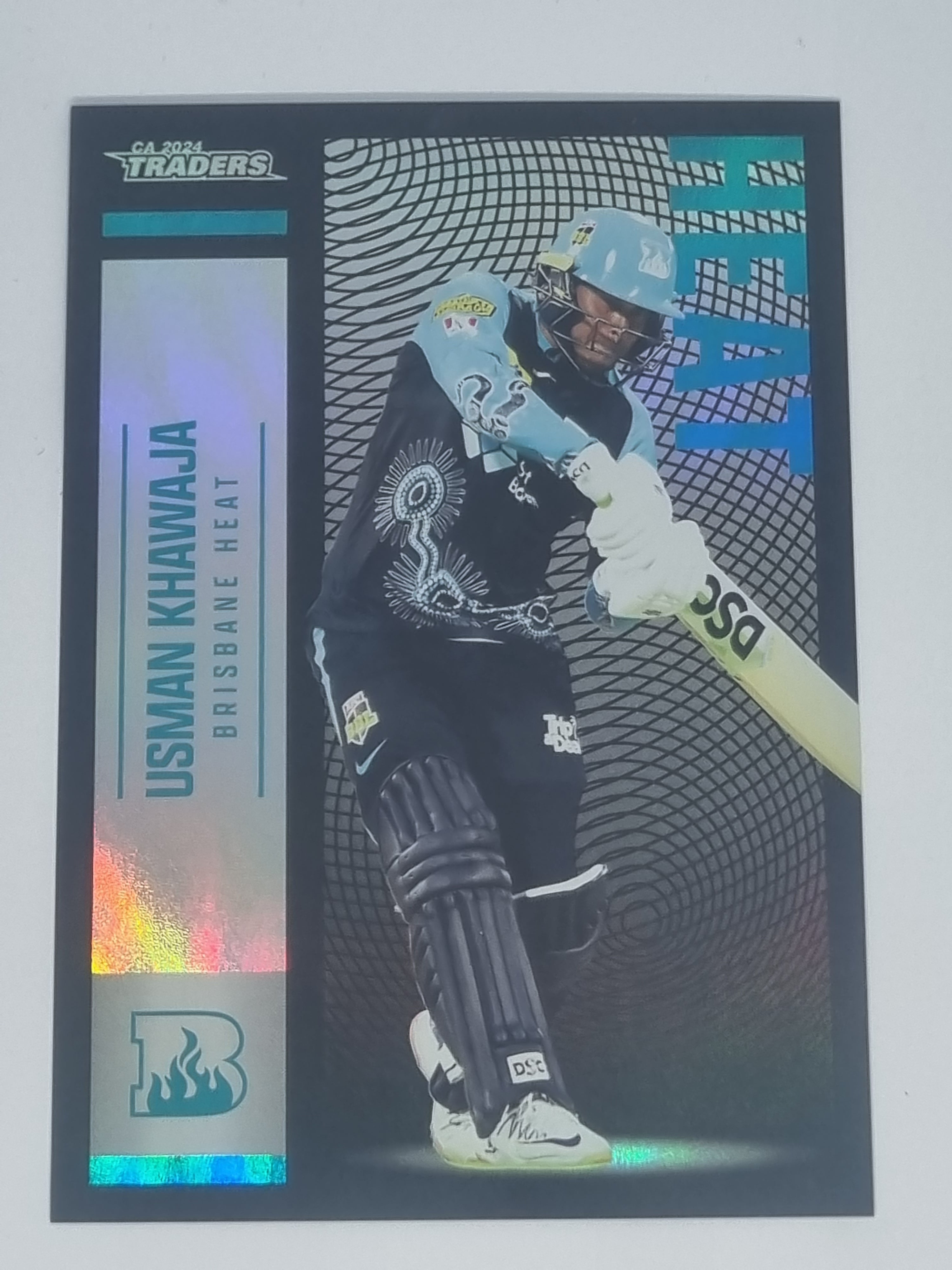 2024-25 LUXE Cricket Traders - Parallel - #P069 - Usman Khawaja - Heat