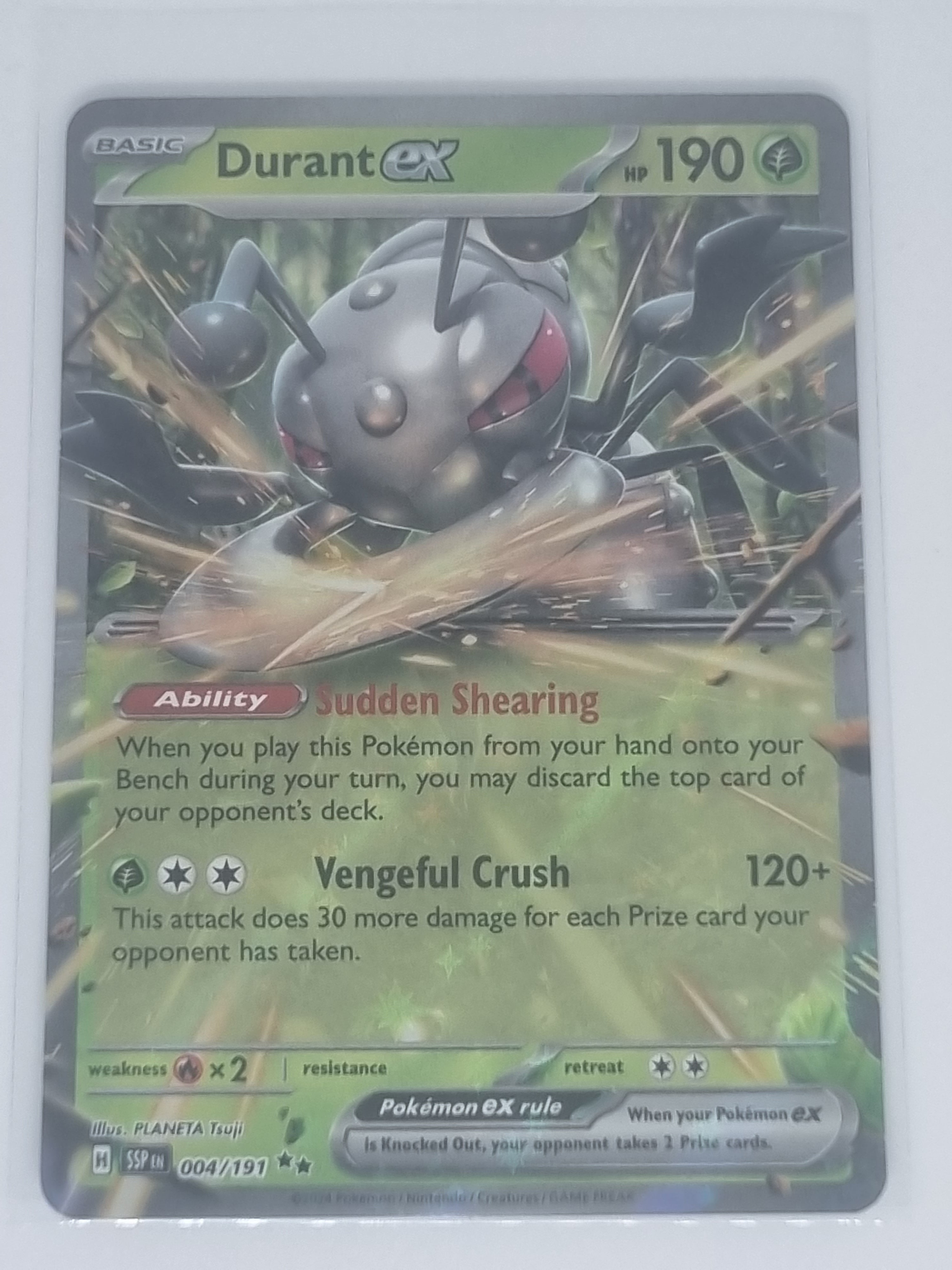 Pokemon TCG - Surging Sparks - #004/191 - Durant EX - Double Rare