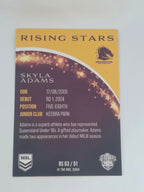 NRL 2025 Traders | Rising Stars | #RS3 | Skyla Adams | Broncos