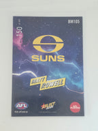 AFL Footy Stars 2025 | Booom | #BM105 | M. Rowell | Gold Coast Suns | #150/360