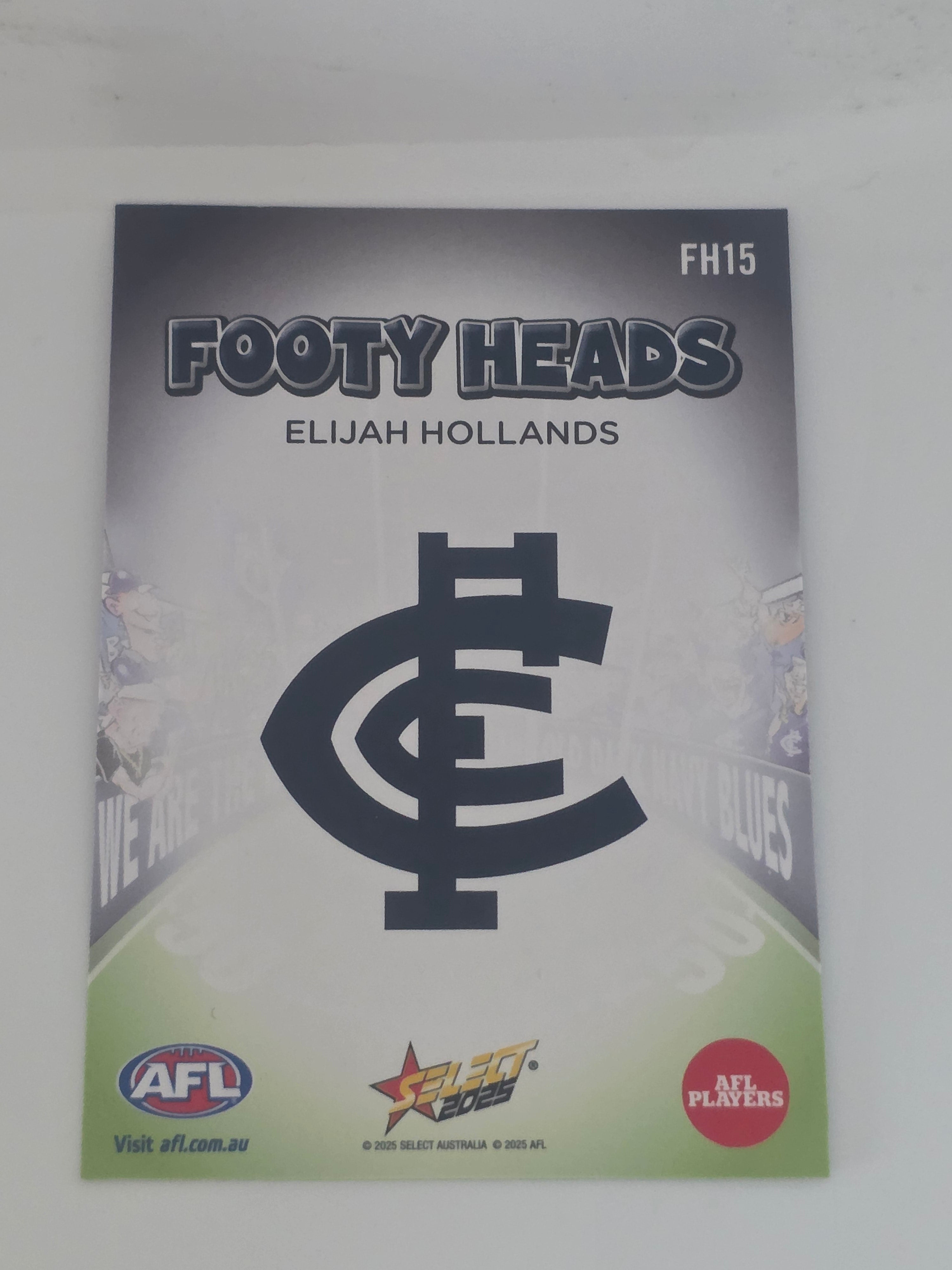 AFL Footy Stars 2025 | Footy Heads | #FH15 | E. Hollands | Carlton