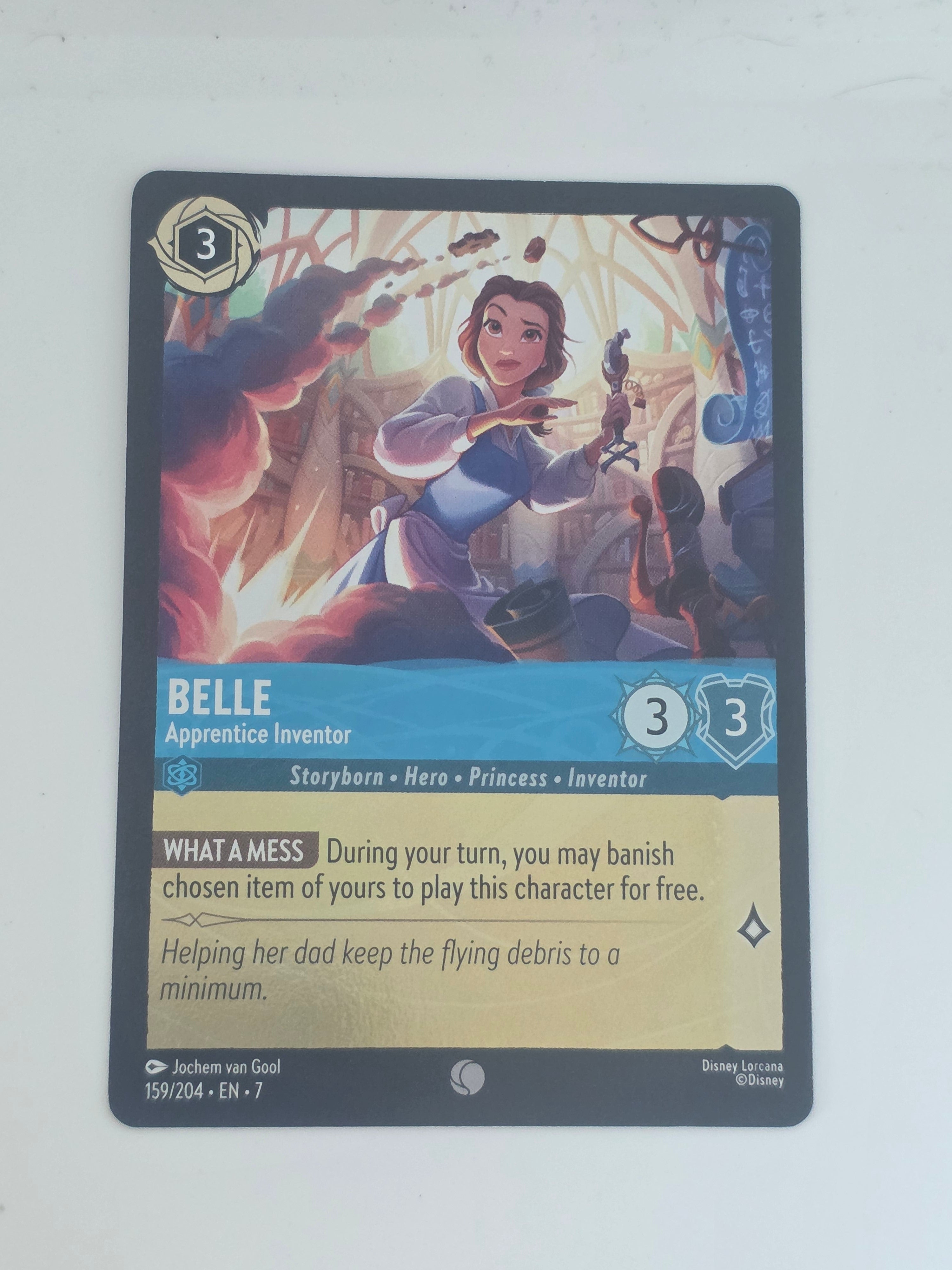 Lorcana | Archazia's Island COLDFOIL #159/204 Belle Apprentice Inventor | Common