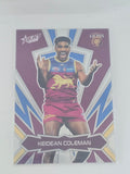 AFL Footy Stars 2025 Luminous Thunderbolt Gold #LT16 K. Coleman Brisbane #075/399