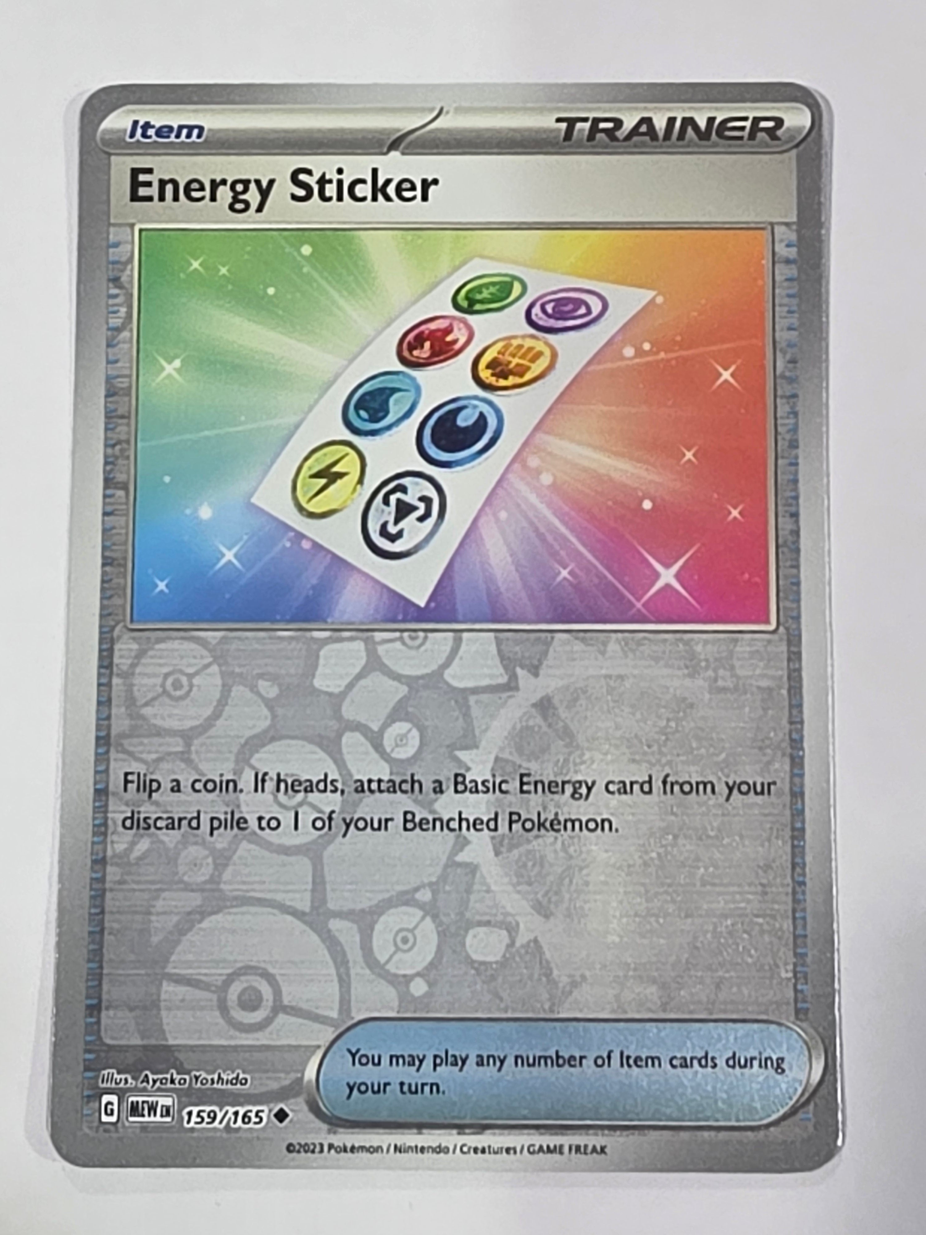 Pokemon TCG - Pokemon 151 - #159/165 - Reverse Holo - Energy Sticker - Uncommon