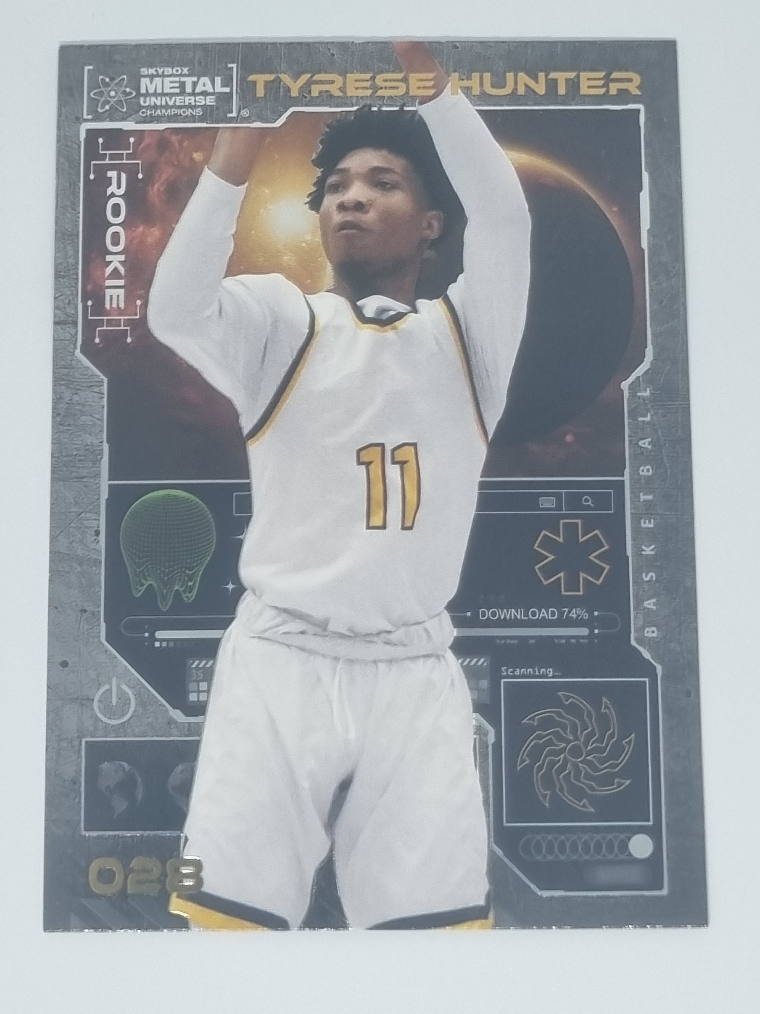 2023 Skybox Metal Universe Champions - #028 - Tyrese Hunter