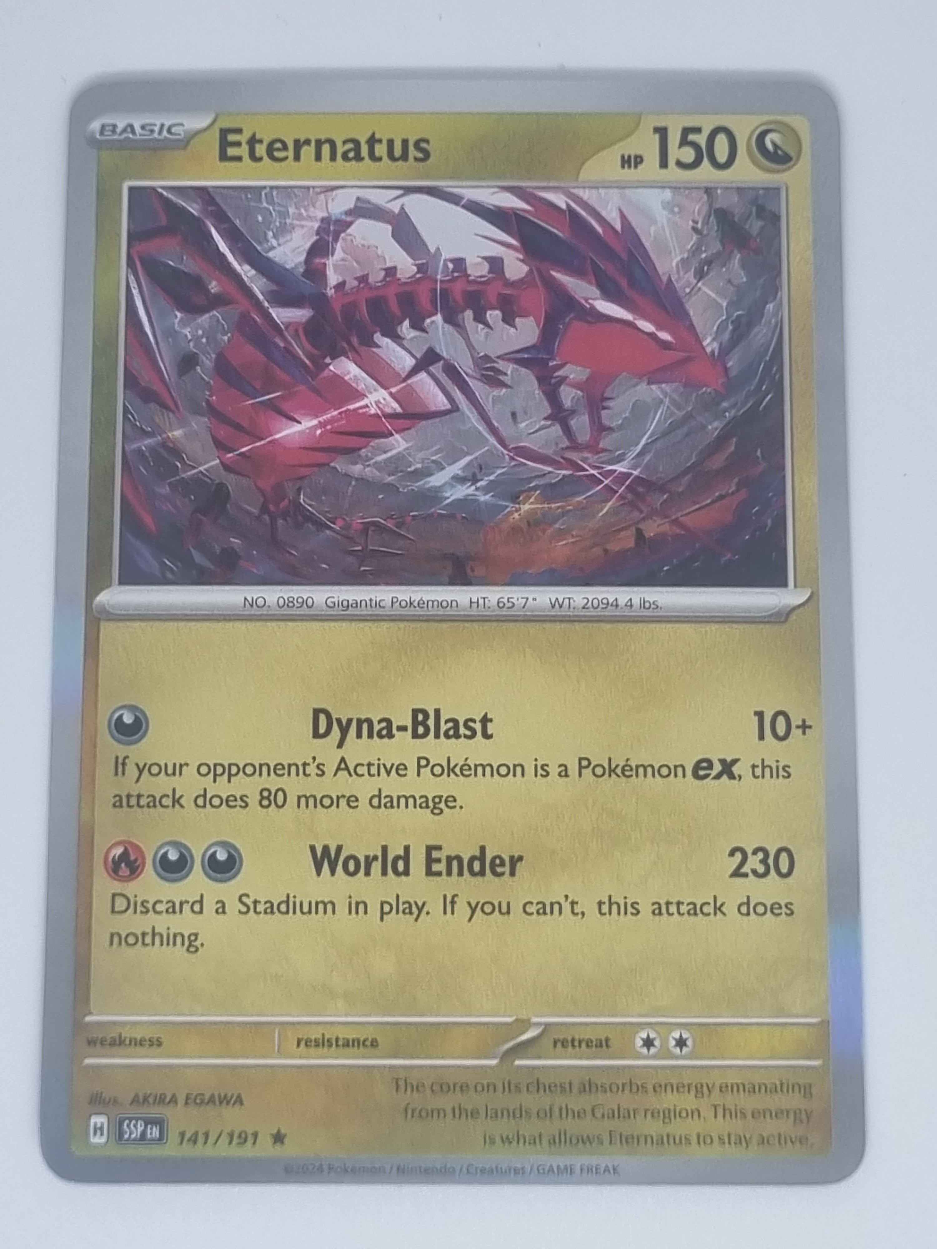 Pokemon TCG - Surging Sparks - #141/191 - Eternatus - Rare