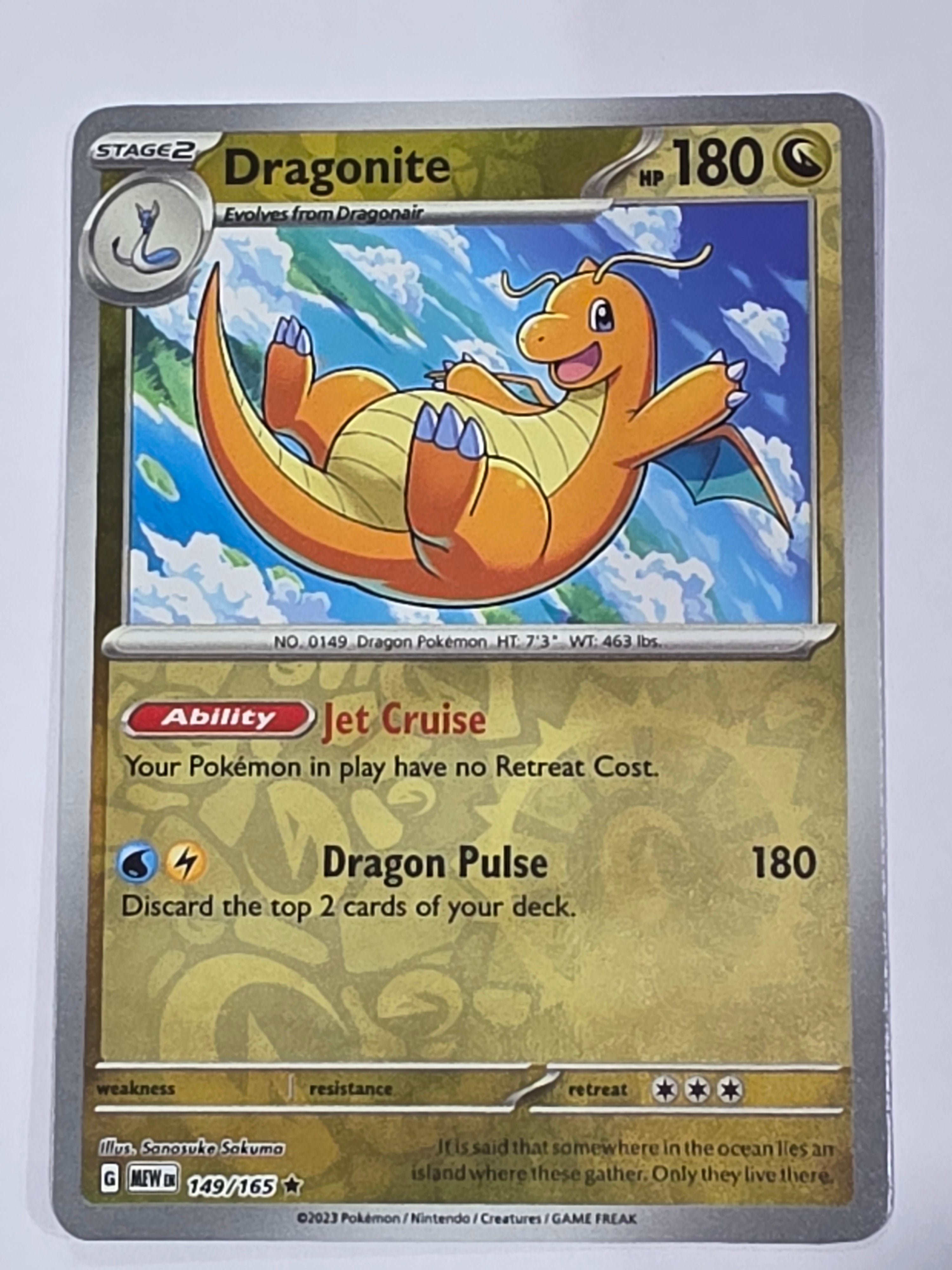 Pokemon TCG - Pokemon 151 - #149/165 - Dragonite - Rare