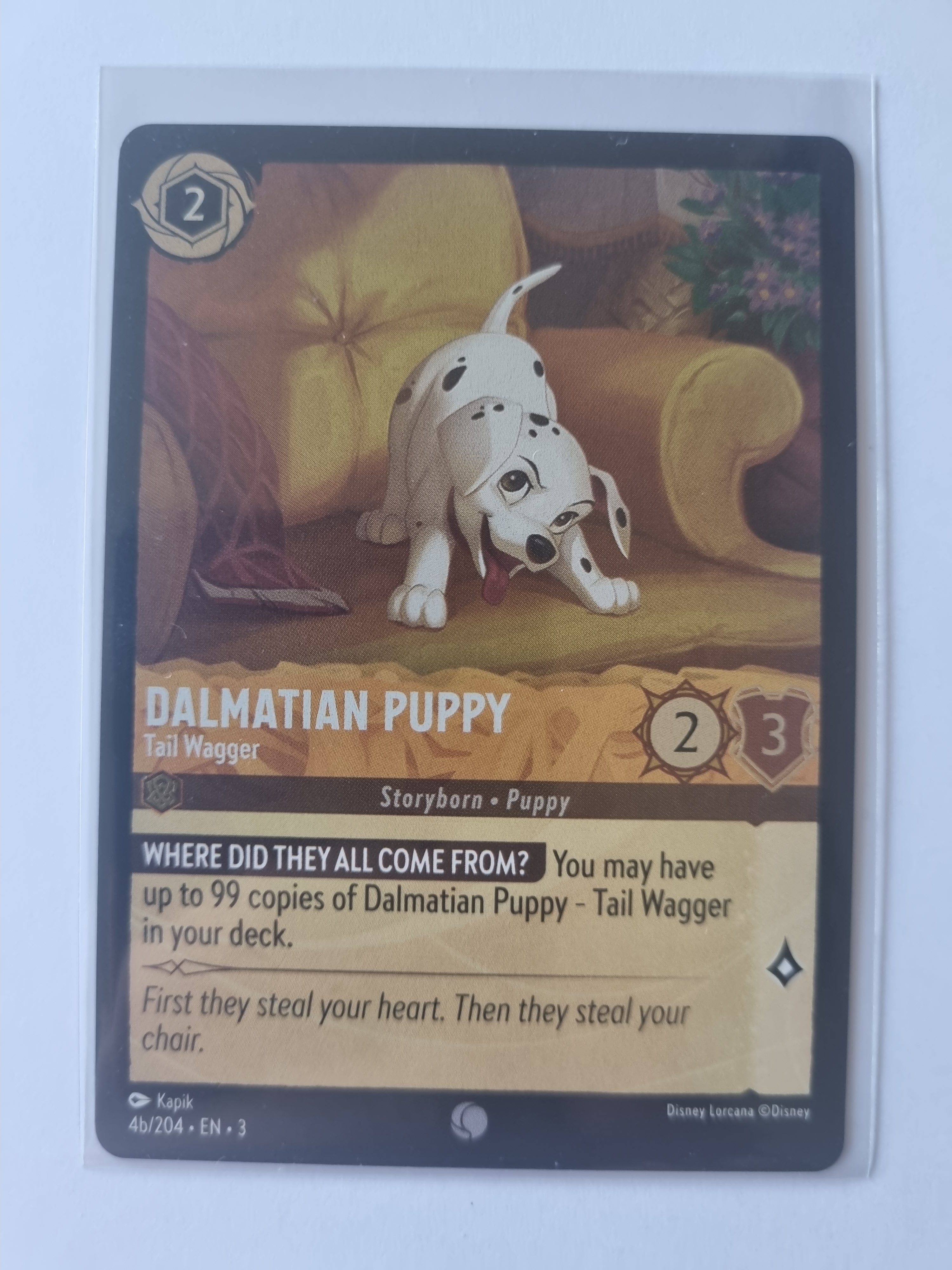 Into the Inklands - Coldfoil Dalmatian Puppy - Tail Wagger 004b/204 Common