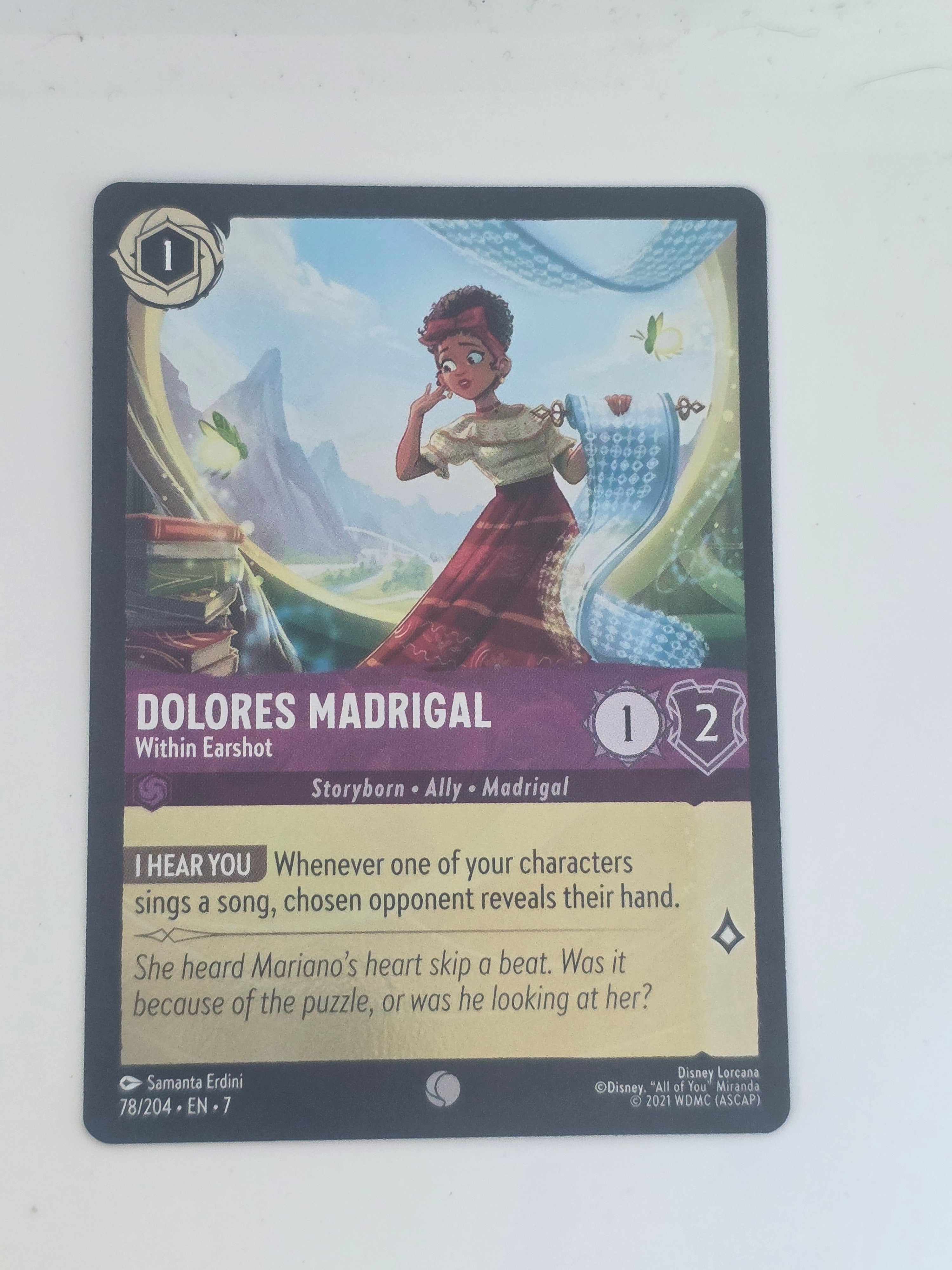 Archazia's Island COLDFOIL #78/204 Dolores Madrigal Within Earshot | Common