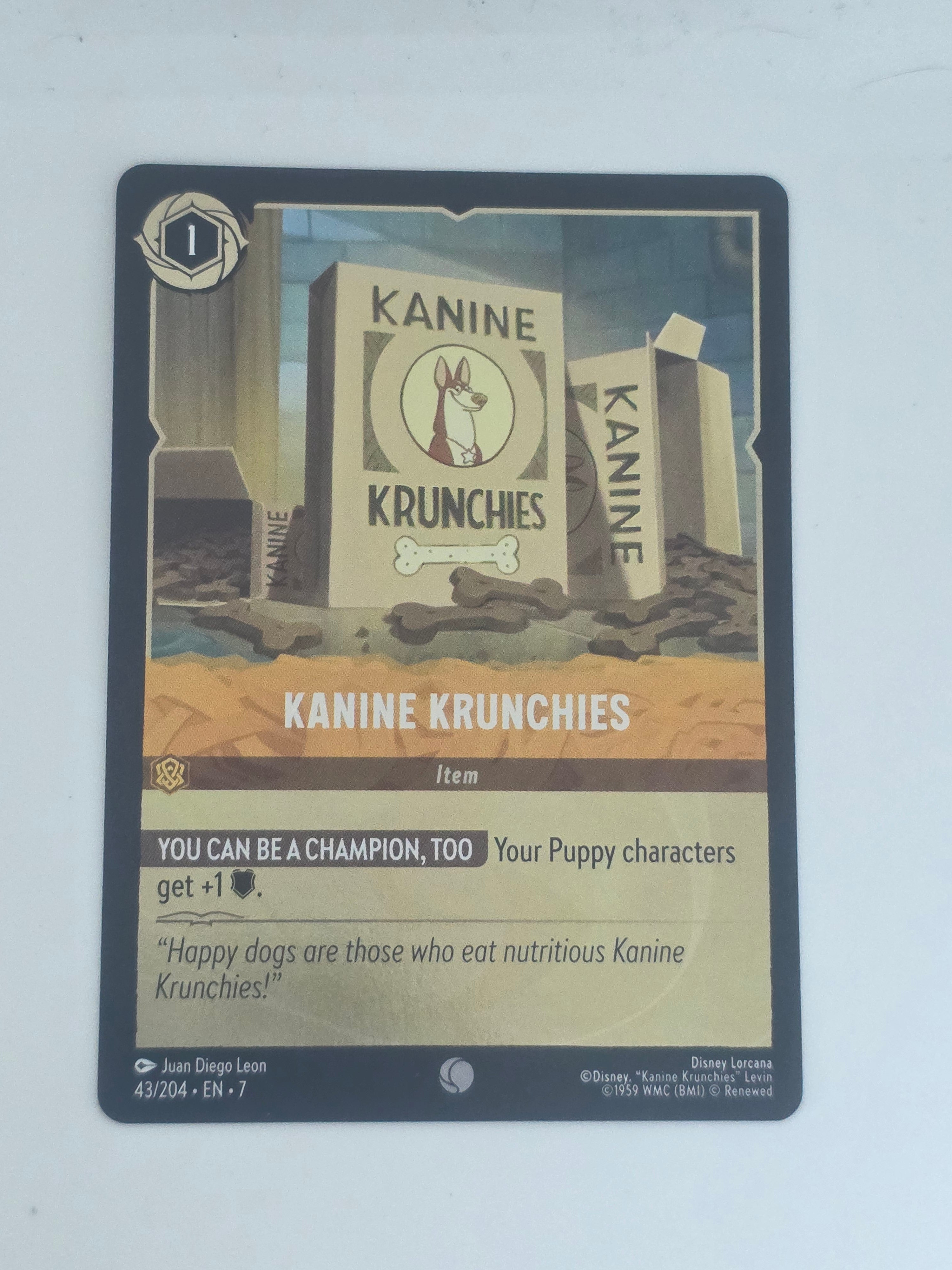 Lorcana | Archazia's Island | COLDFOIL | #43/204 | Kanine Krunchies | Common