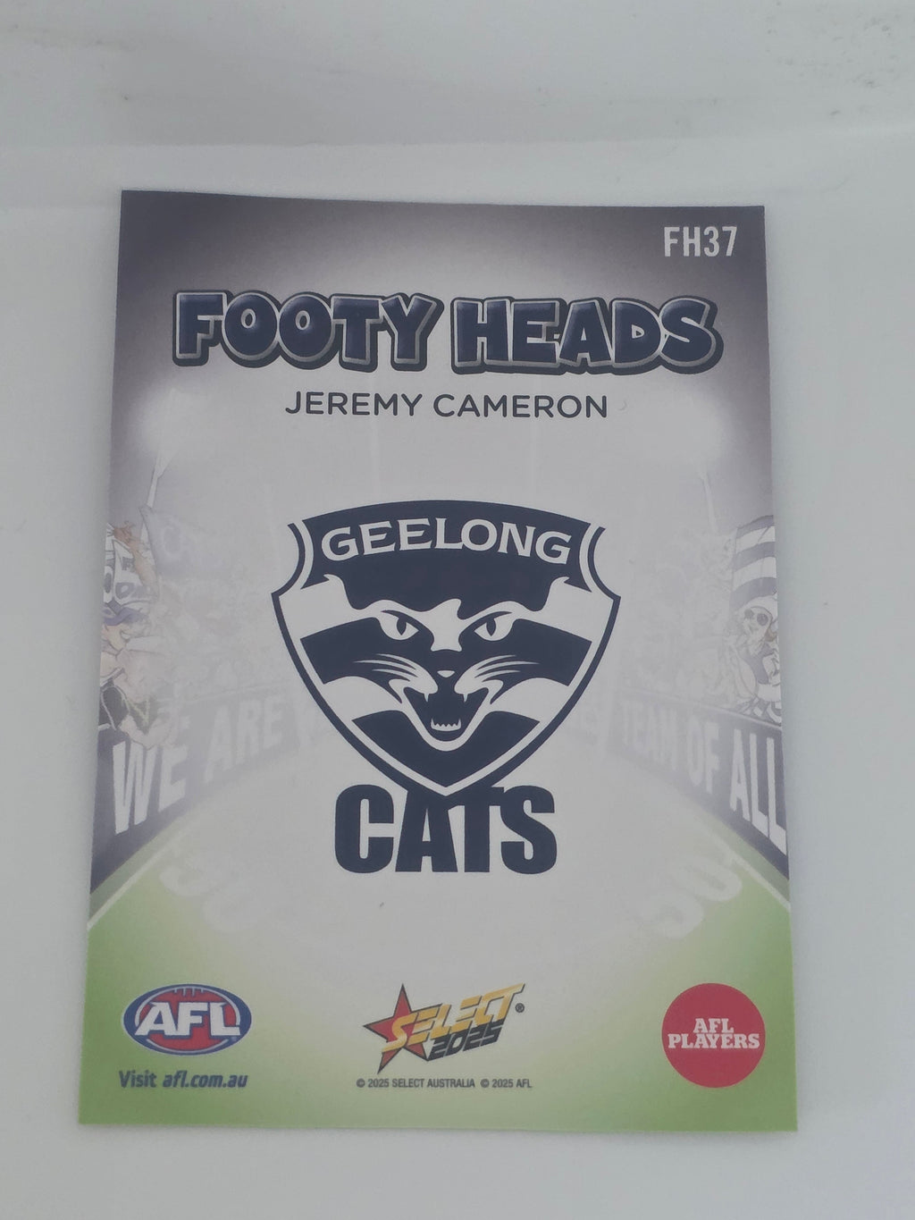 AFL Footy Stars 2025 | Footy Heads | #FH37 | J. Cameron | Geelong