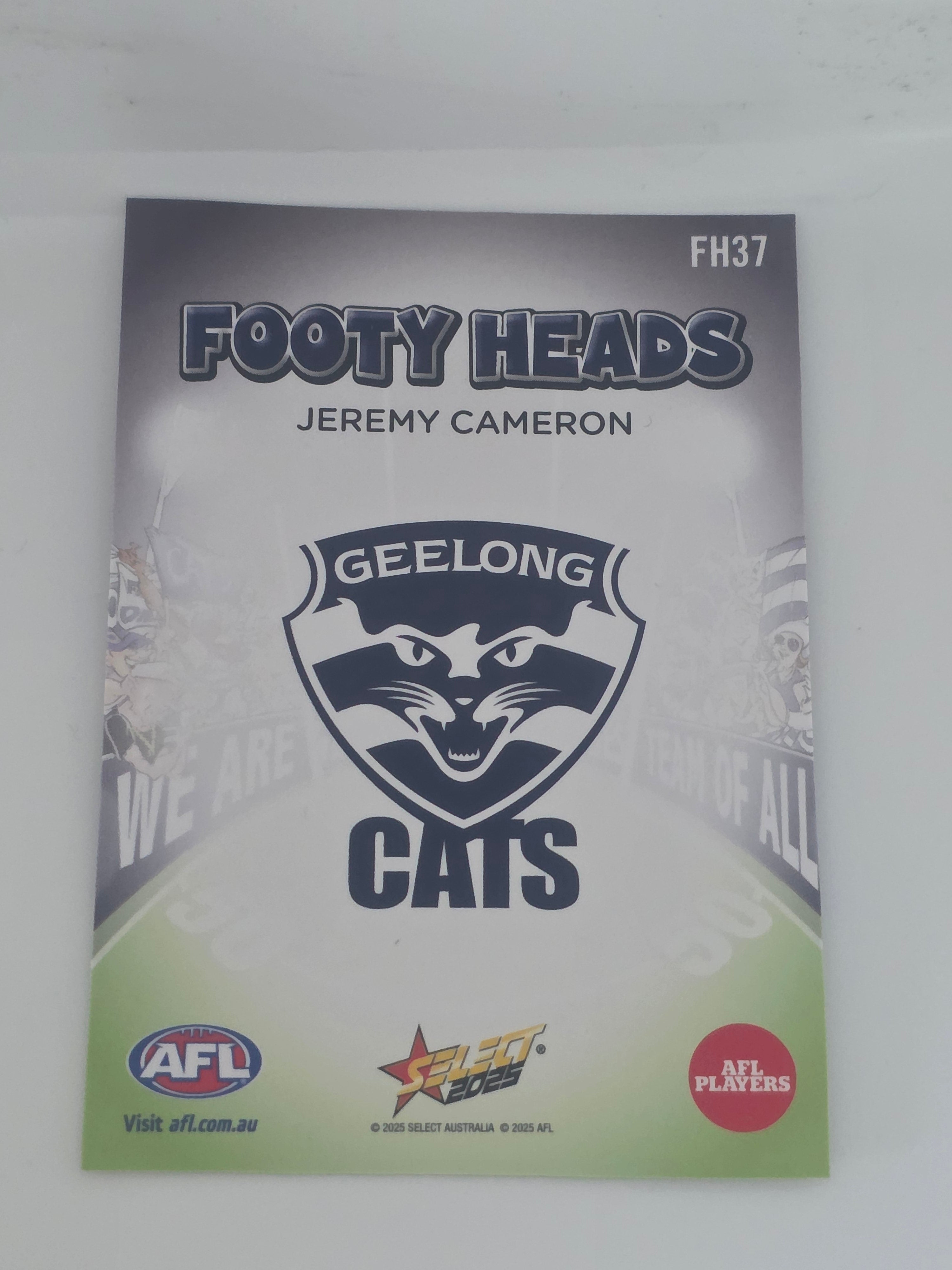 AFL Footy Stars 2025 | Footy Heads | #FH37 | J. Cameron | Geelong