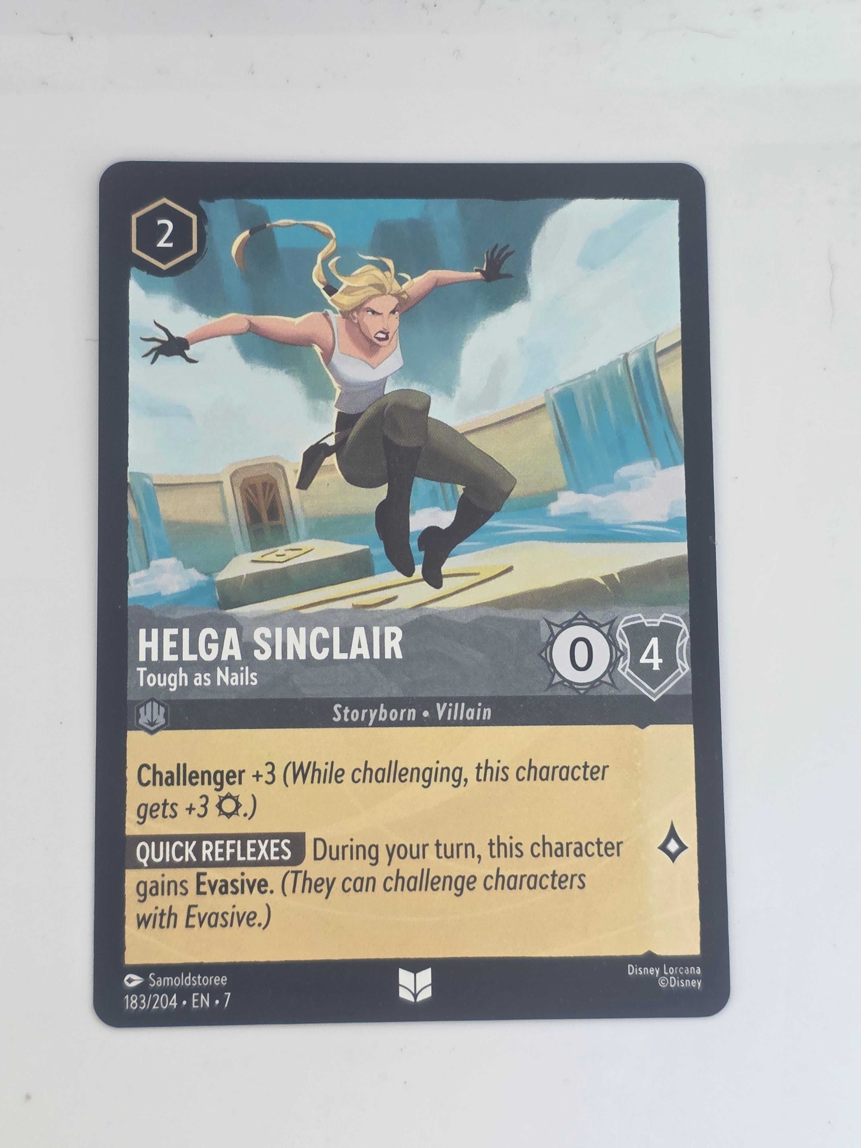 Lorcana | Archazia's Island | #183/204 | Helga Sinclair - Tough as Nails | U/C