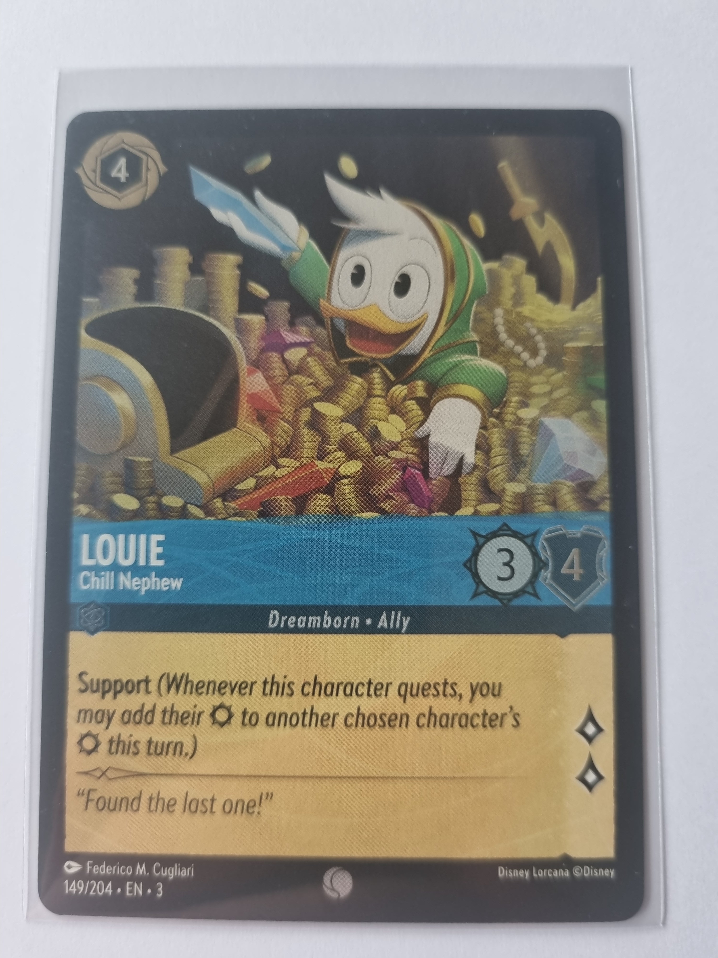 Into the Inklands - Coldfoil - Louie - Chill Nephew - 149/204 - Common