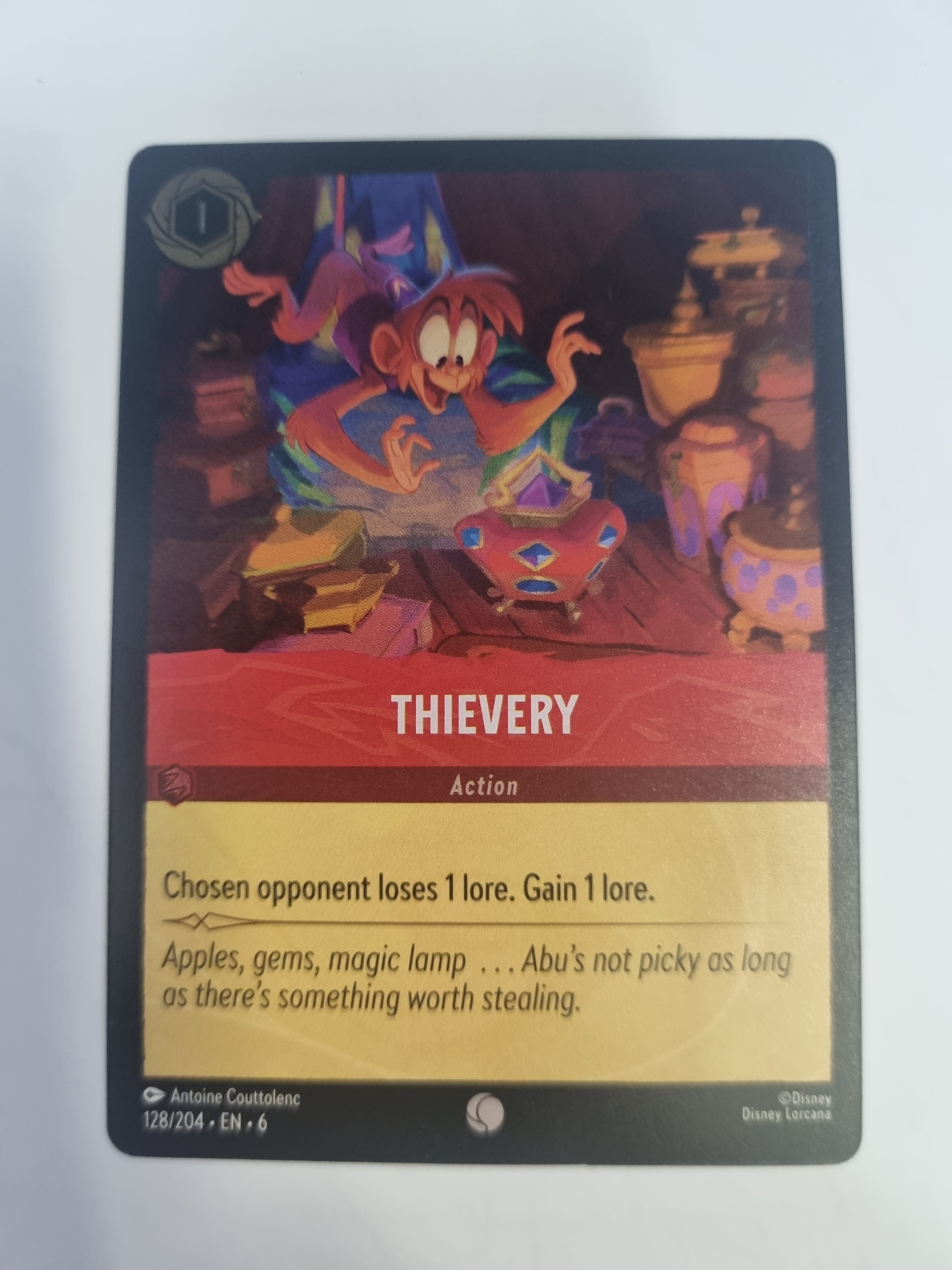 Lorcana Azurite Sea - COLDFOIL - Thievery - #128/204 - Common
