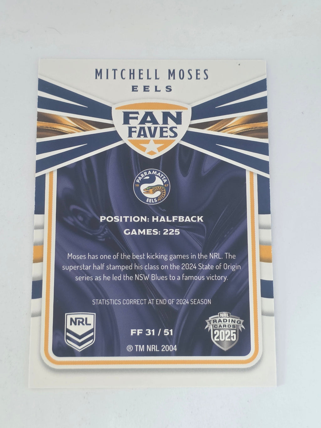 NRL 2025 Traders | Fan Favourites | #FF31 | Mitchell Moses | Eels