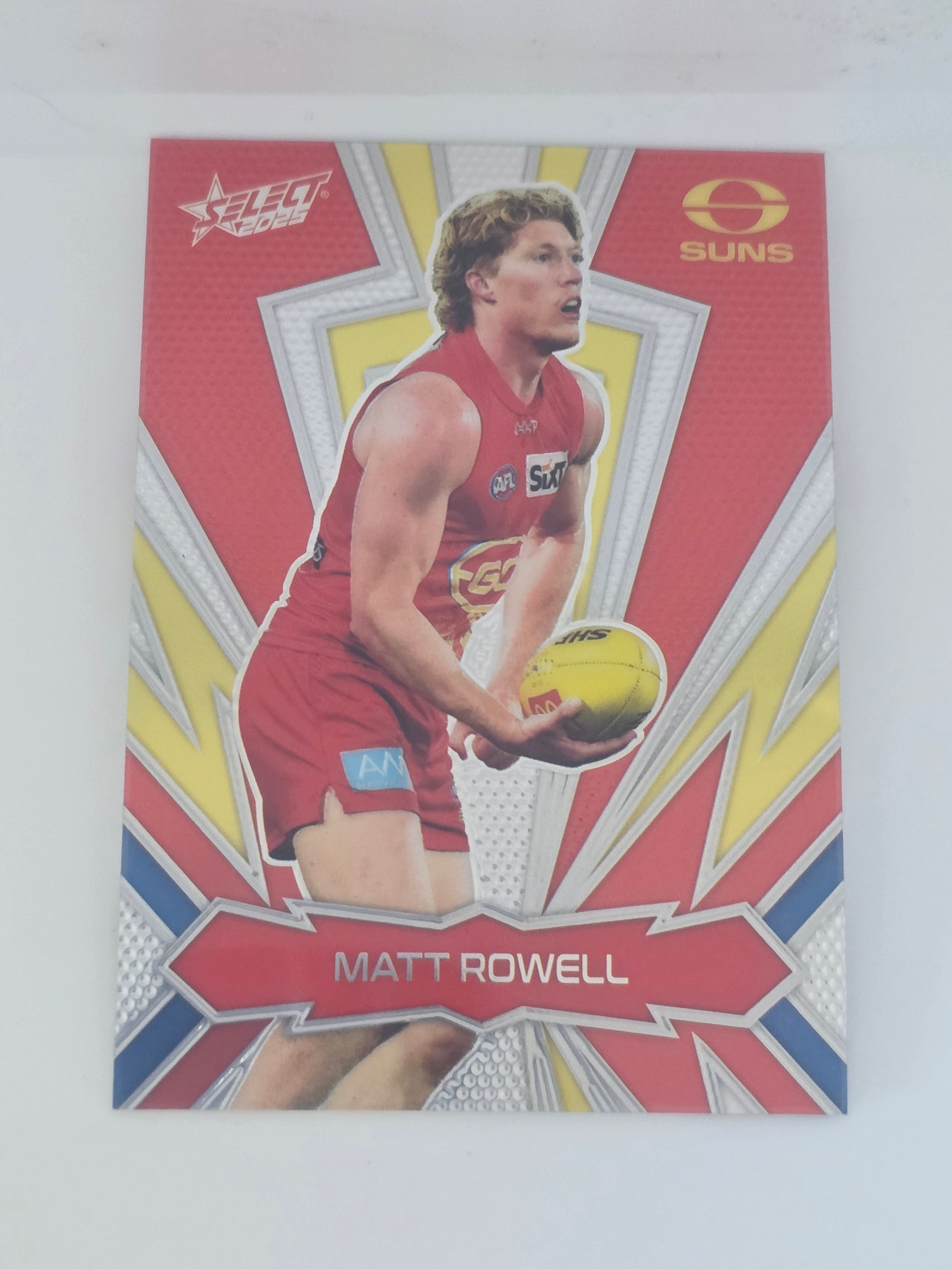AFL Footy Stars 2025 | Luminous Thunderbolt | #LT106 | M. Rowell Gold Coast Suns