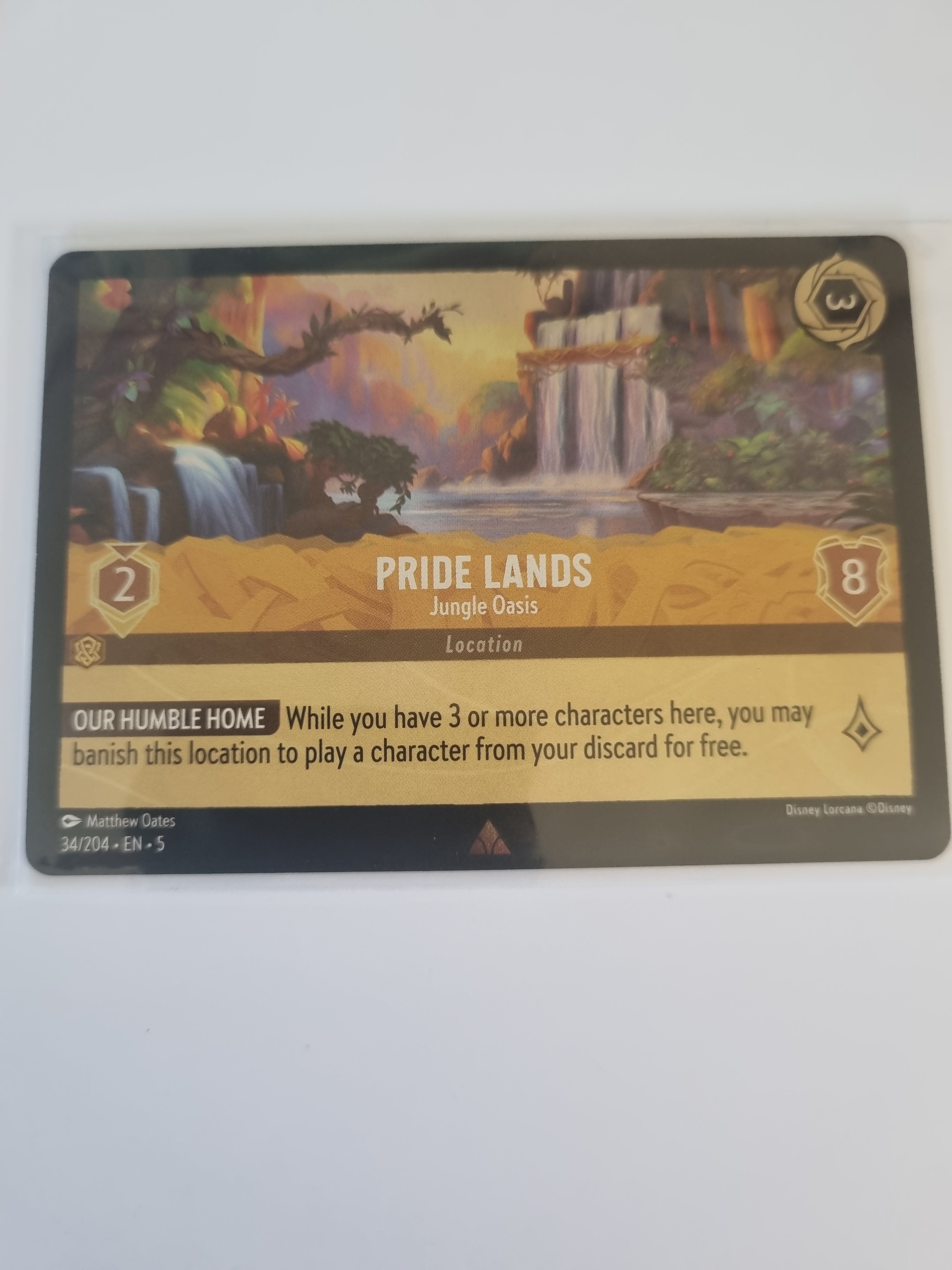 Shimmering Skies - Coldfoil - Pride Lands - Jungle Oasis - 34/204 - Rare