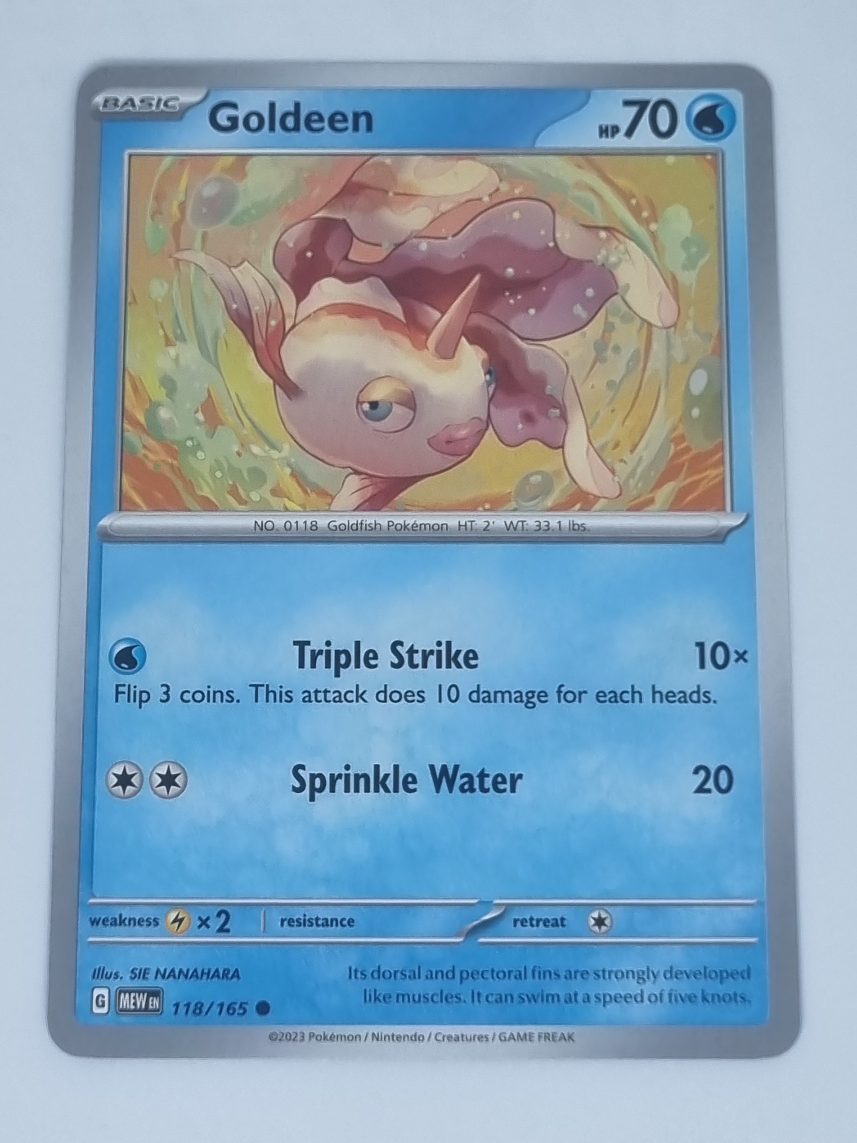 Pokemon TCG - Pokemon 151 - #118/165 - Goldeen - Common