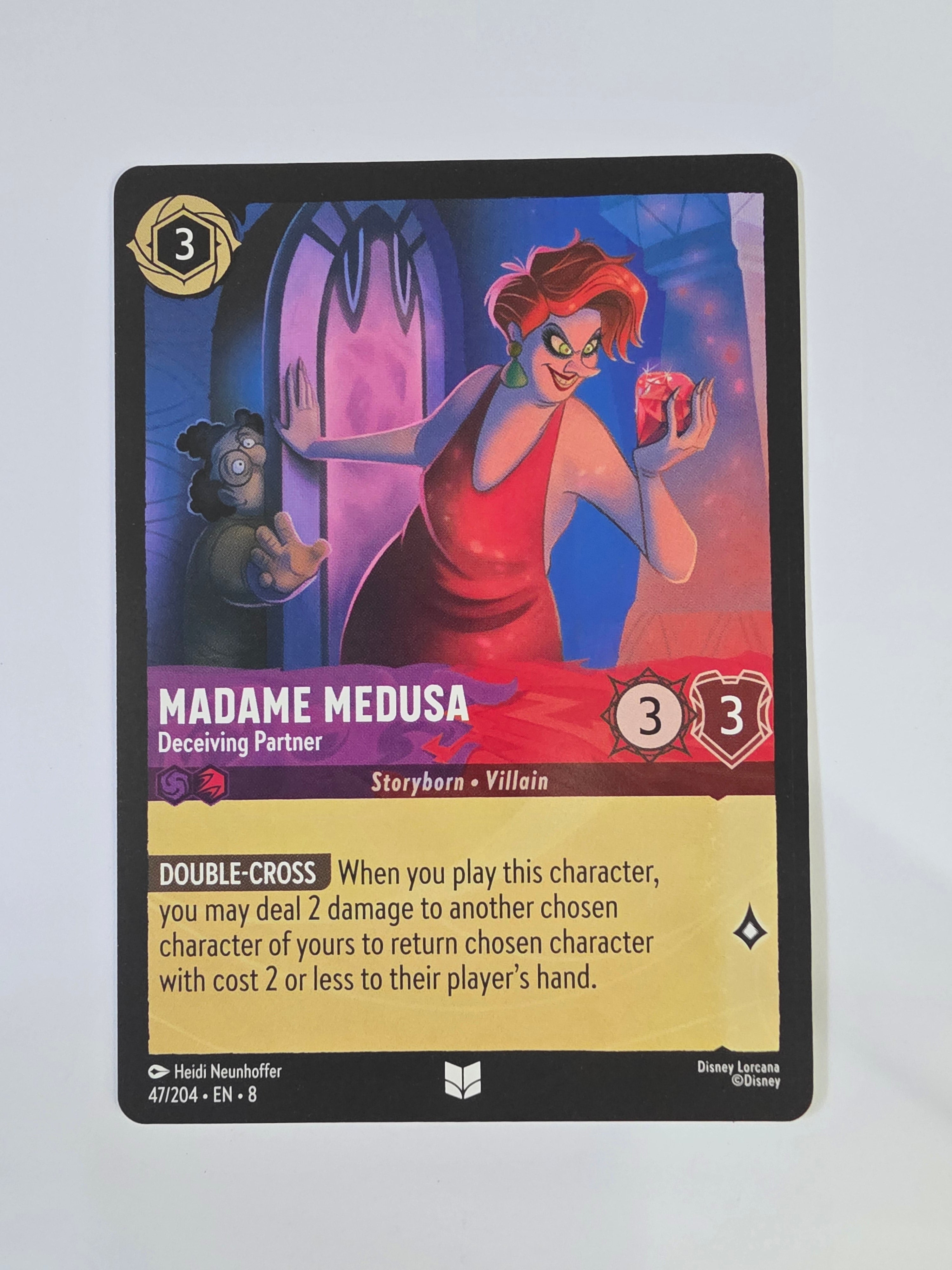 Disney Lorcana Reign of Jafar | Madame Medusa Deceiving Partner | #047 | Uncommon