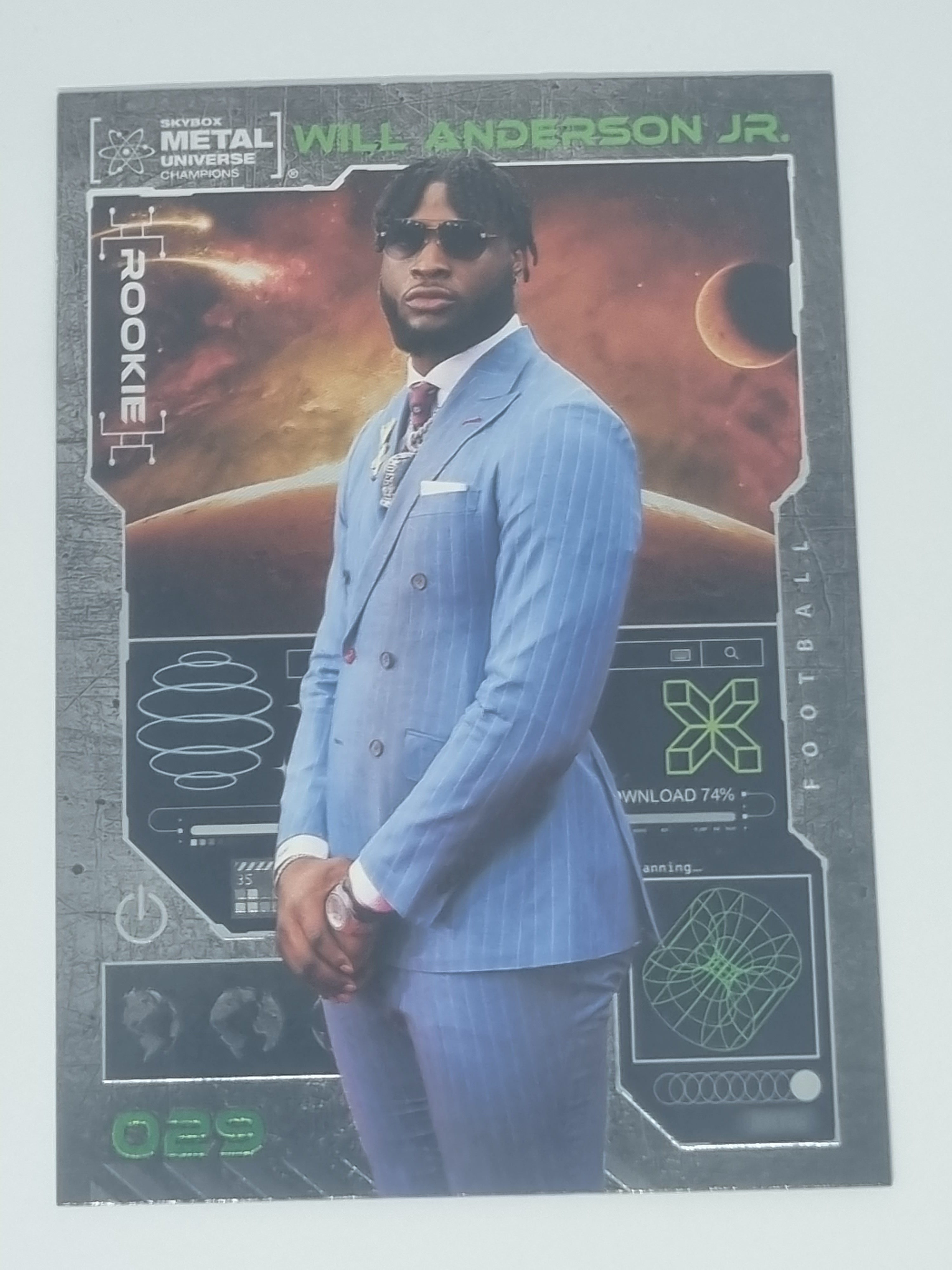 2023 Skybox Metal Universe Champions - #029 - Will Anderson Jr.