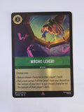 Disney Lorcana Reign of Jafar | Coldfoil | Wrong Lever! | #116 | Rare