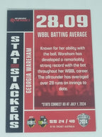 2024-25 LUXE Cricket - Stat Stackers - #SS24 - Georgia Wareham - Renegades