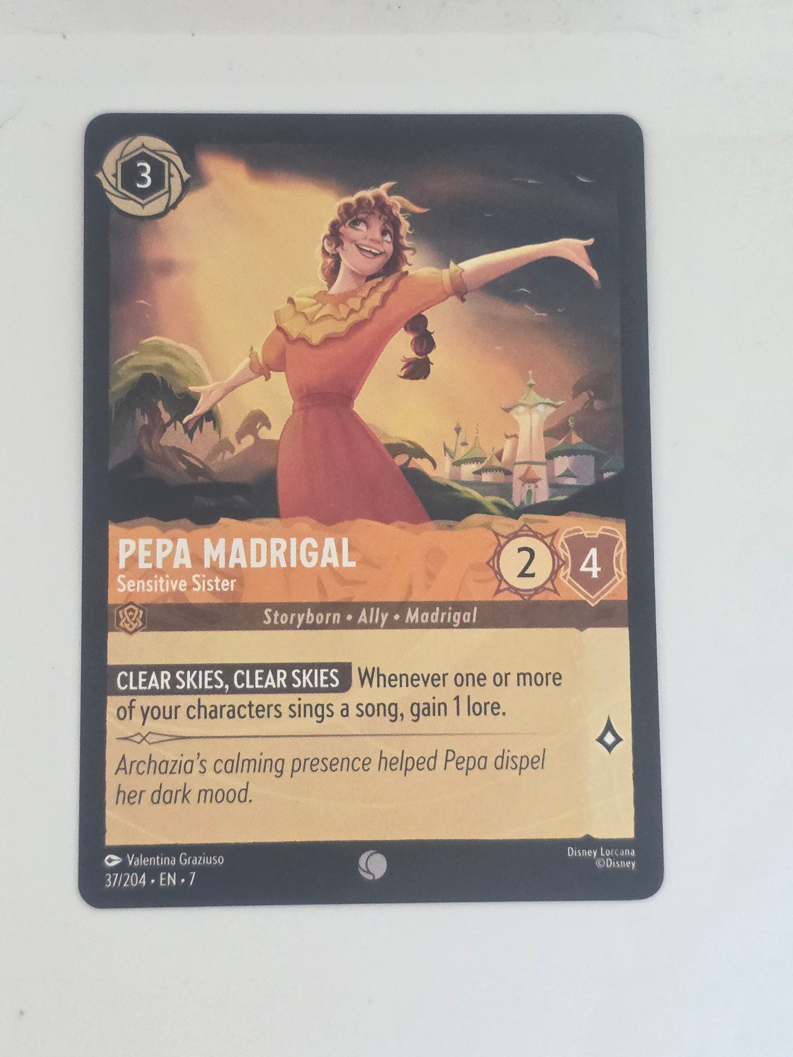 Lorcana | Archazia's Island | #37/204 | Pepa Madrigal Sensitive Sister | Common