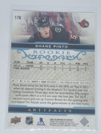21-22 Hockey Artifacts - #176 - Shane Pinto - Light Blue Steel Parallel - #17/85