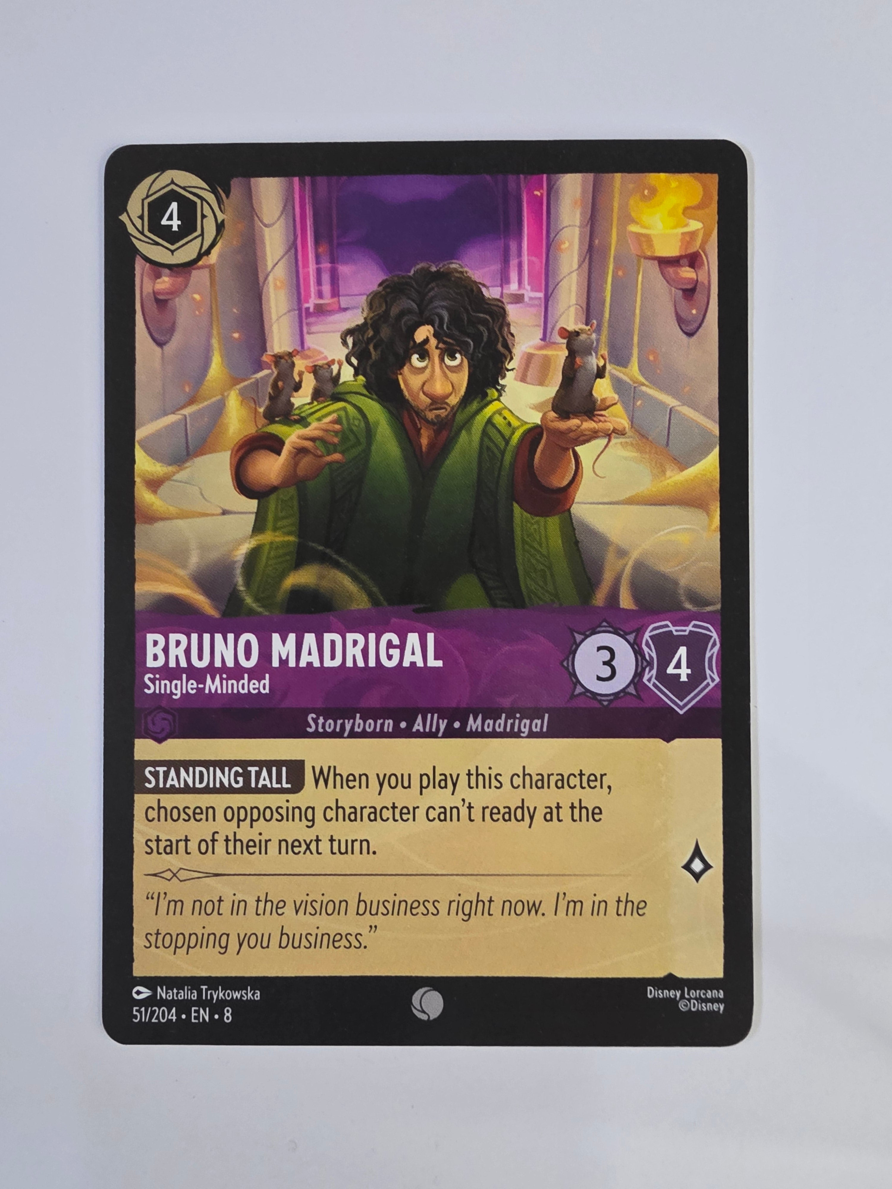 Disney Lorcana Reign of Jafar | Bruno Madrigal Single-Minded | #051 | Common
