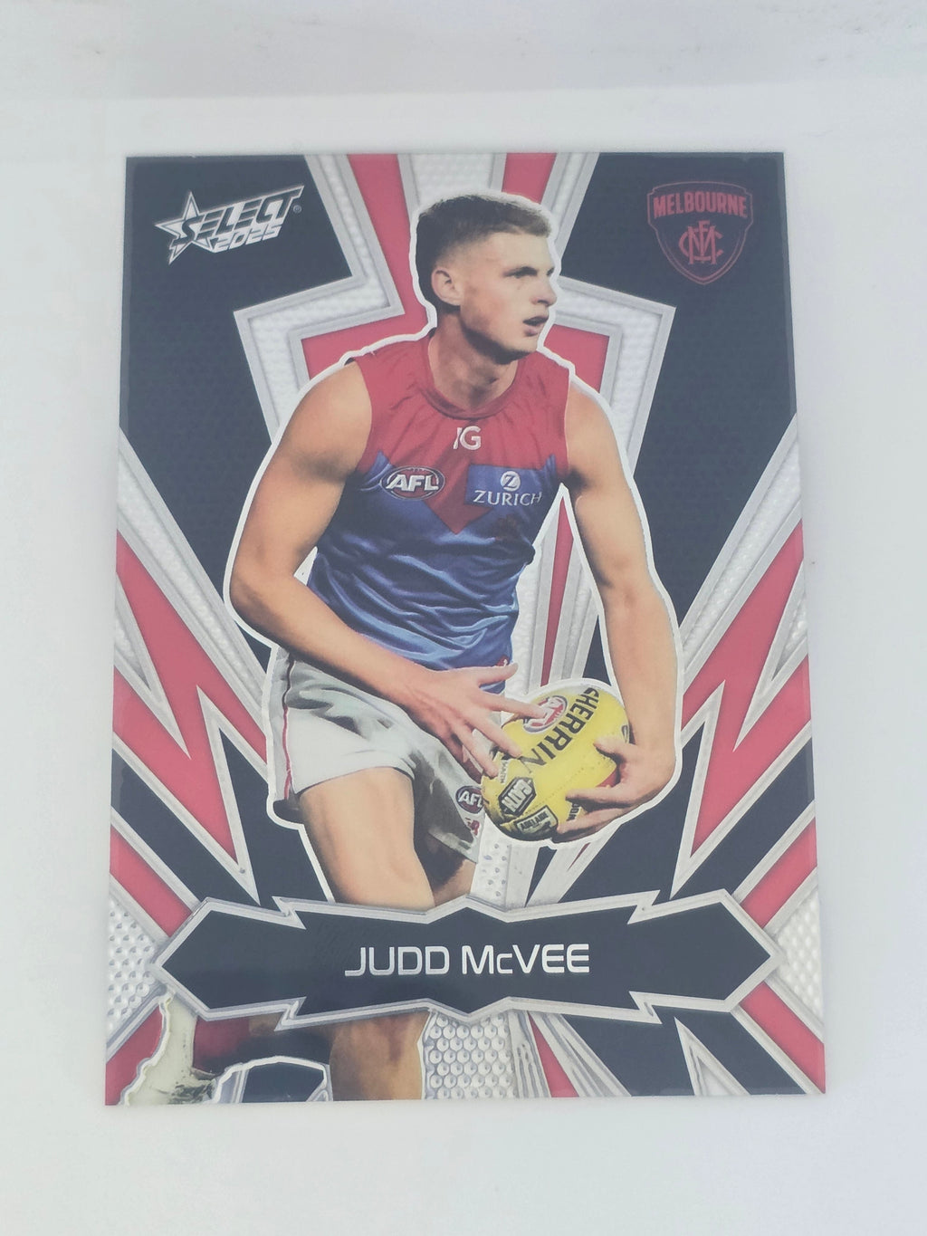 AFL Footy Stars 2025 | Luminous Thunderbolt | #LT126 | J. McVee | Melbourne