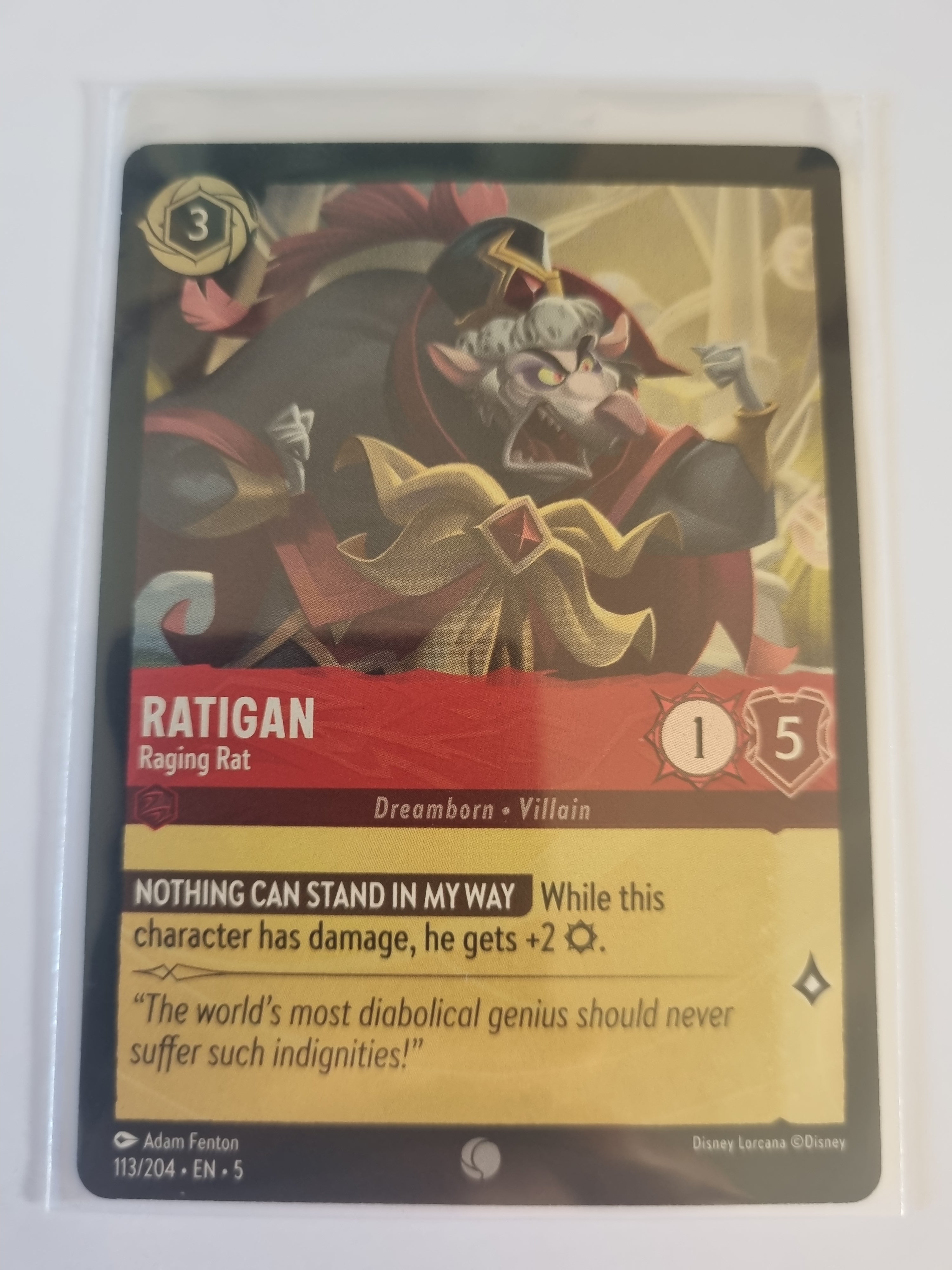 Shimmering Skies - Coldfoil - Ratigan - Raging Rat - 113/204 - Common