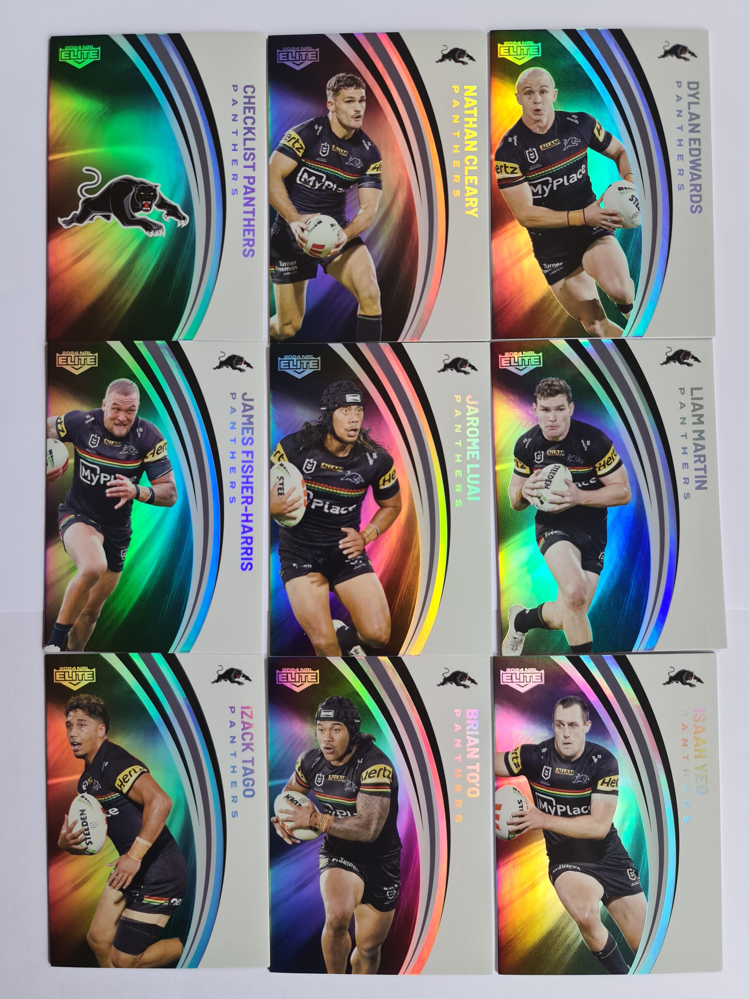 2024 Elite NRL - Pearl Team Set 9 Cards -Panthers