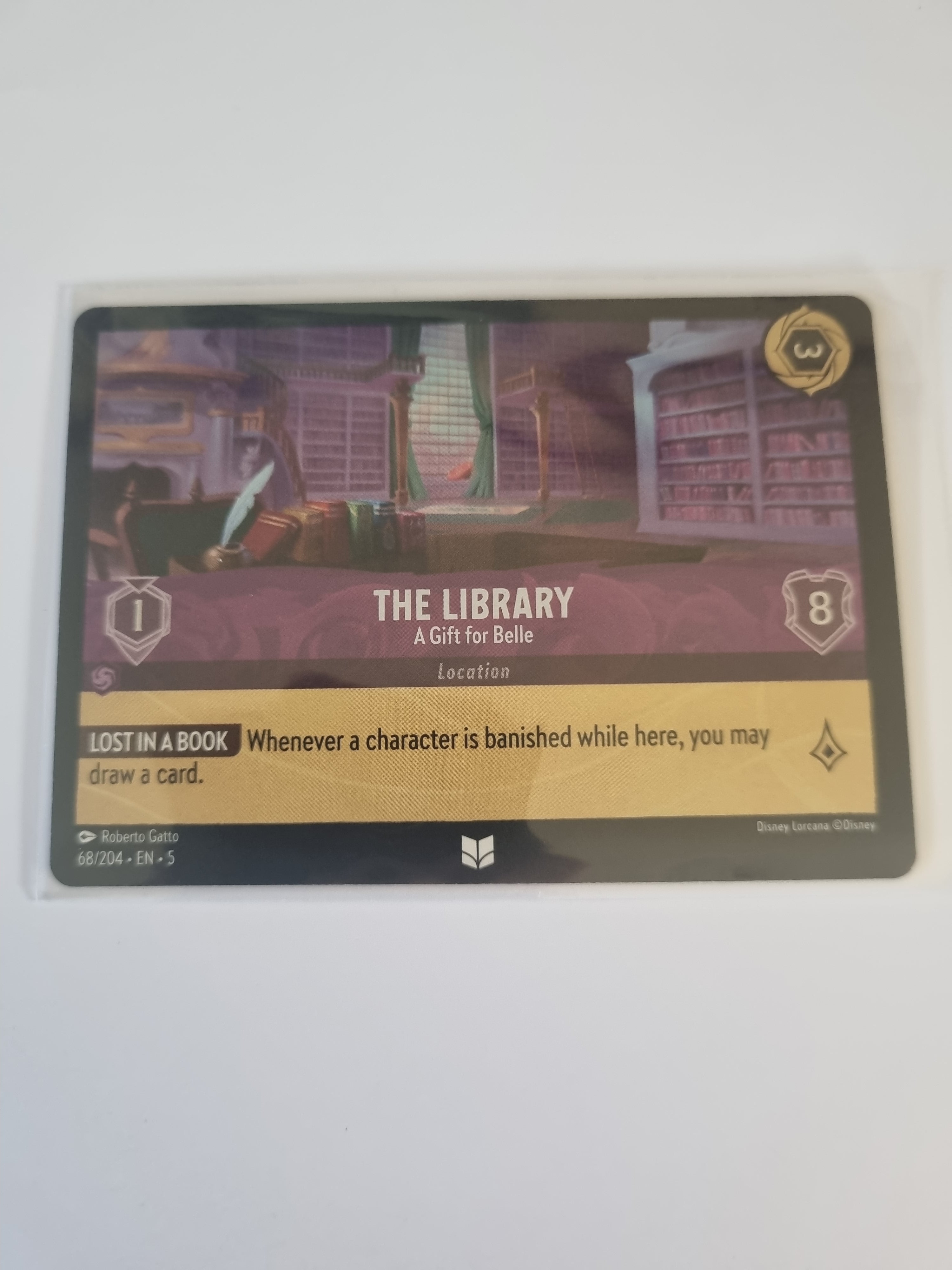 Shimmering Skies - Coldfoil - The Library - A Gift for Belle - 68/204 - Uncommon