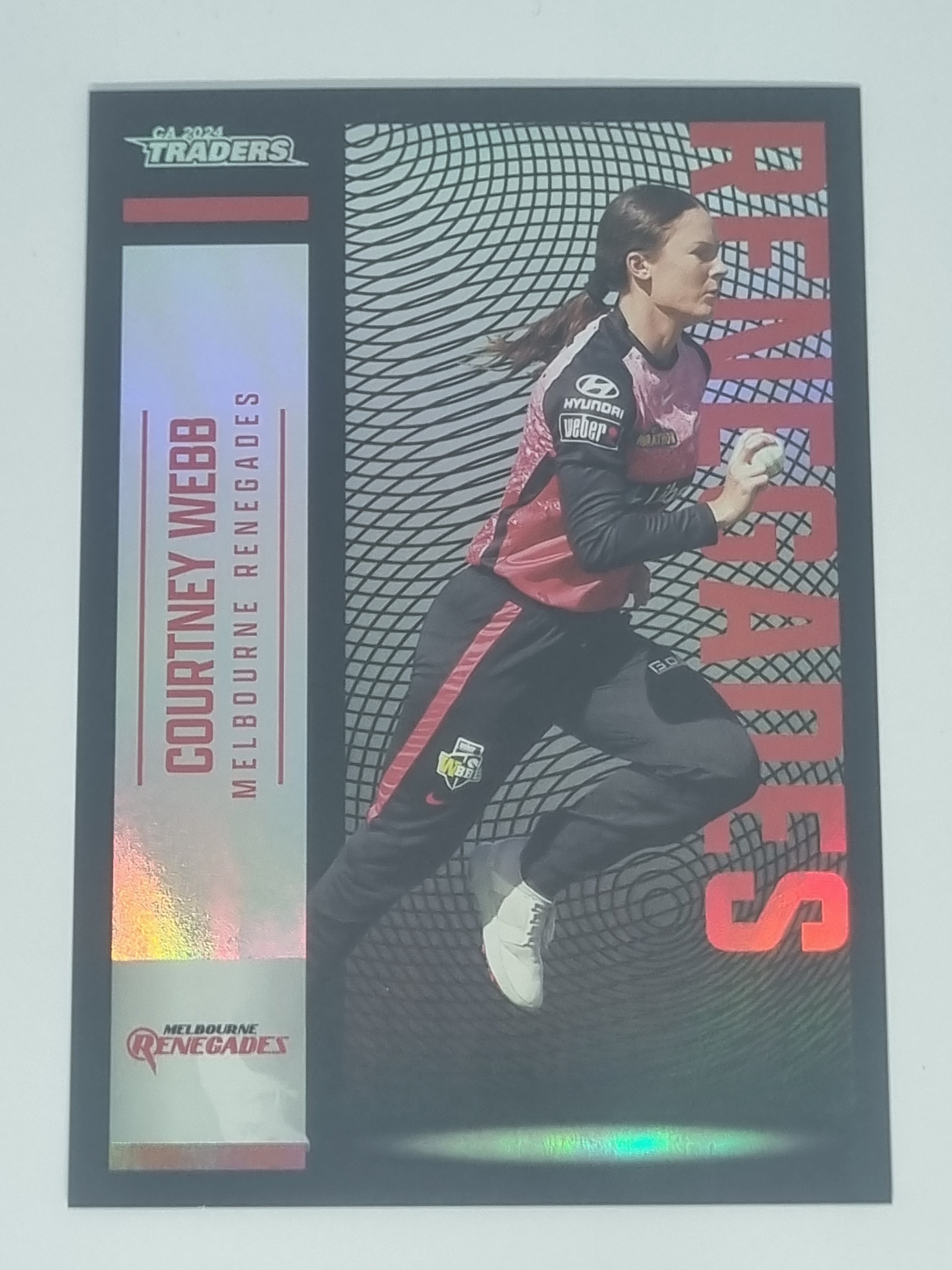 2024-25 LUXE Cricket Traders - Parallel - #P102 - Courtney Webb - Renegades