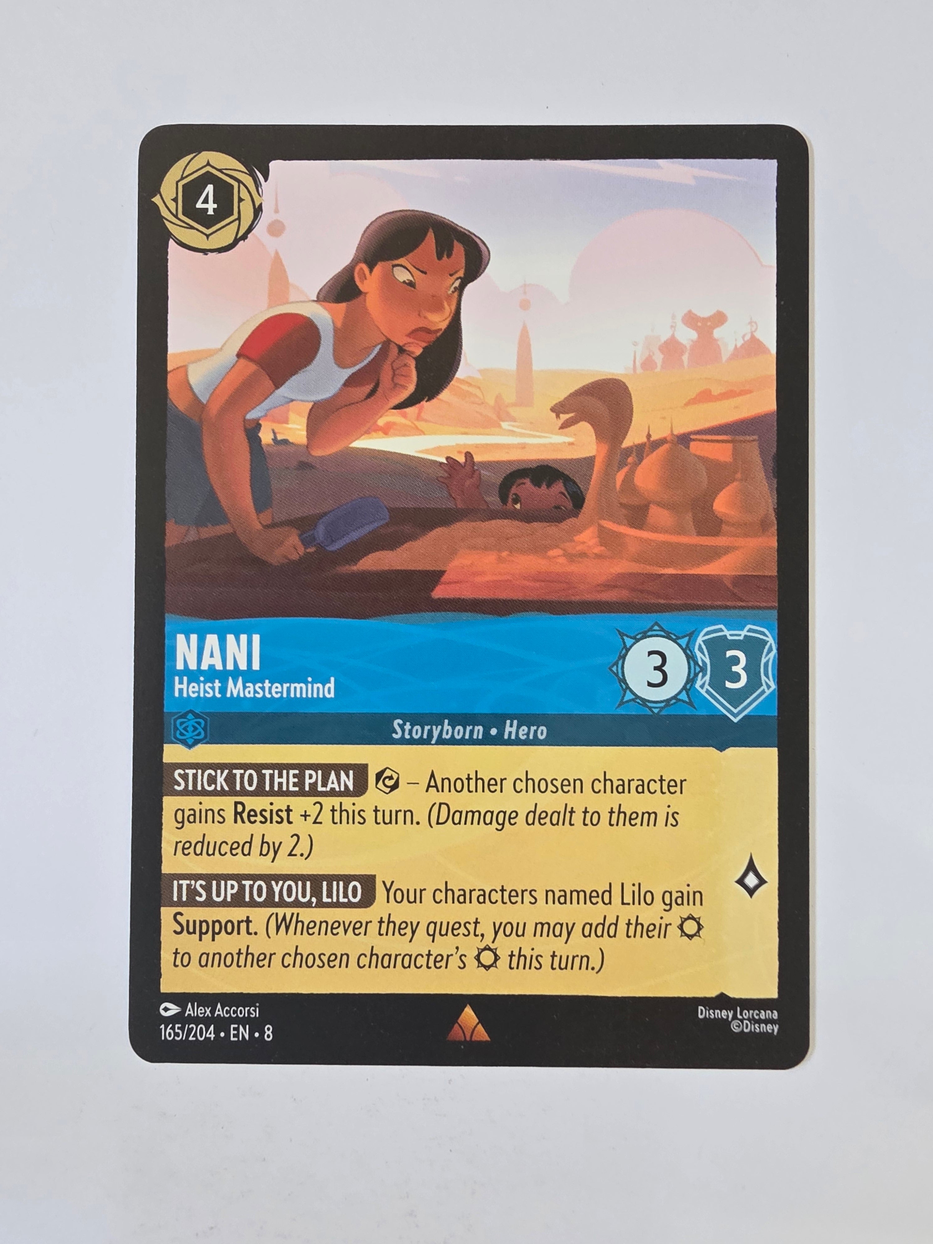 Disney Lorcana Reign of Jafar | Nani Heist Mastermind | #165 | Rare