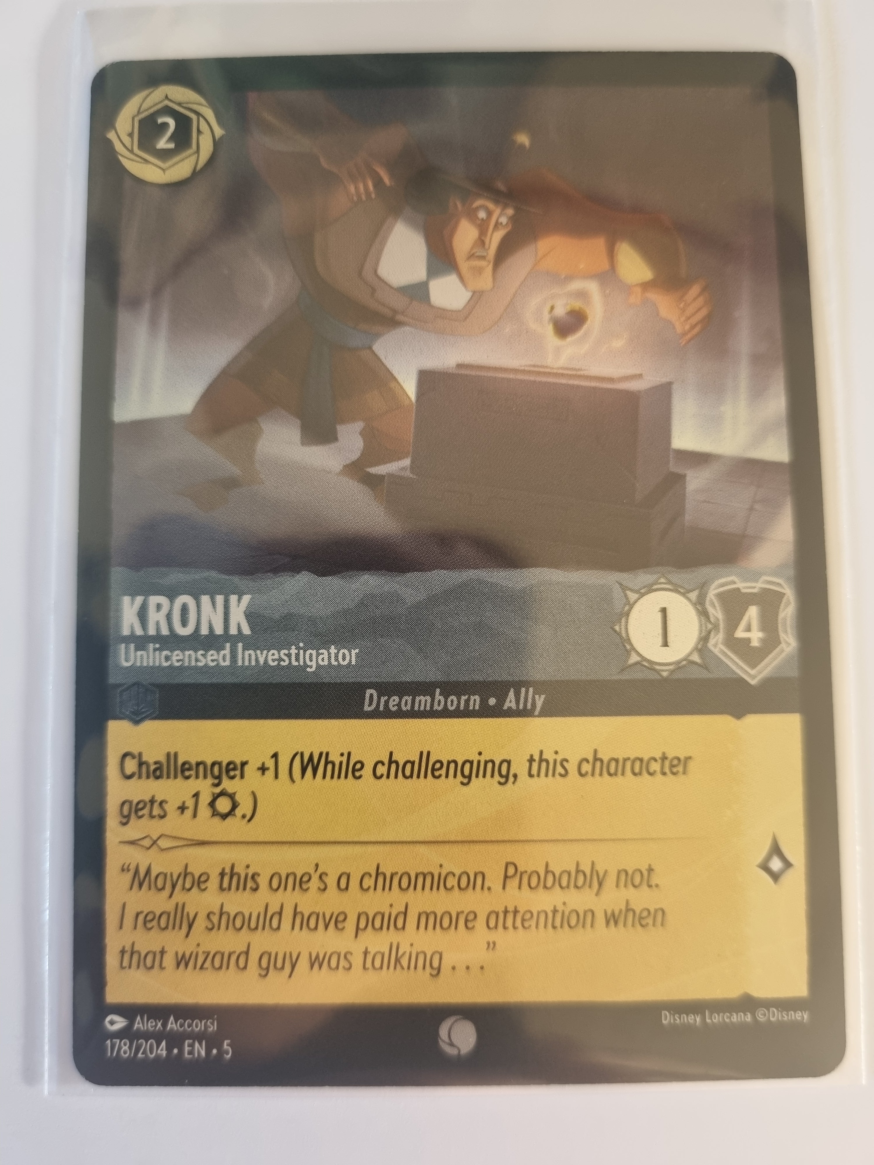 Shimmering Skies - Coldfoil - Kronk - Unlicensed Investigator - 178/204 - Common